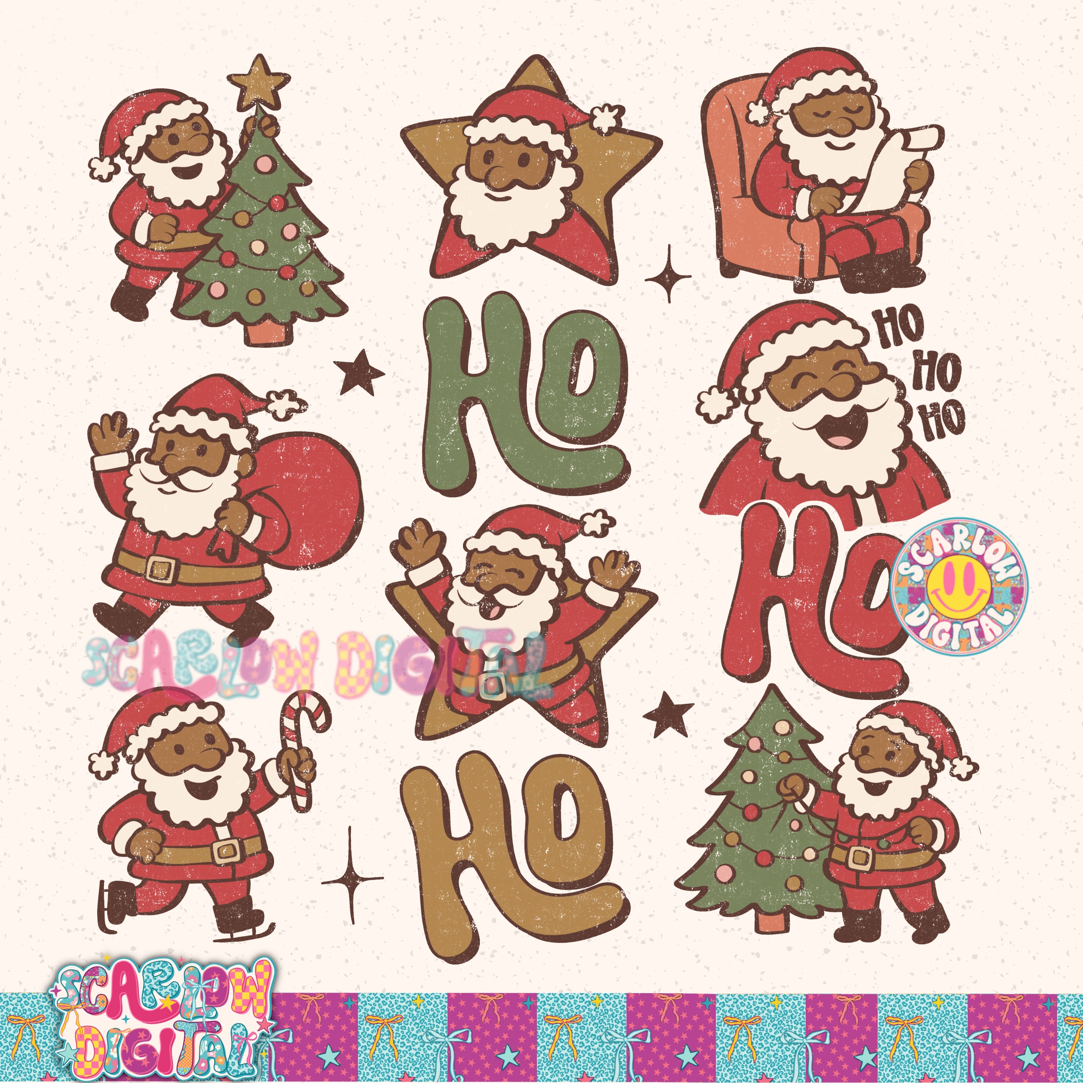 Ho Ho Ho PNG Digital Design 2