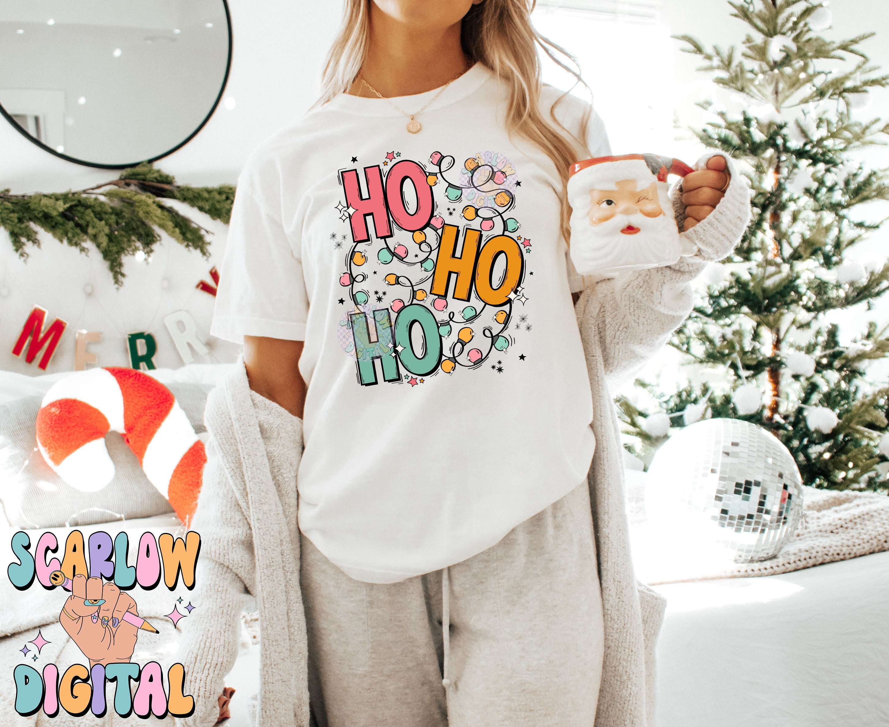 Ho Ho Ho PNG Digital Design 3