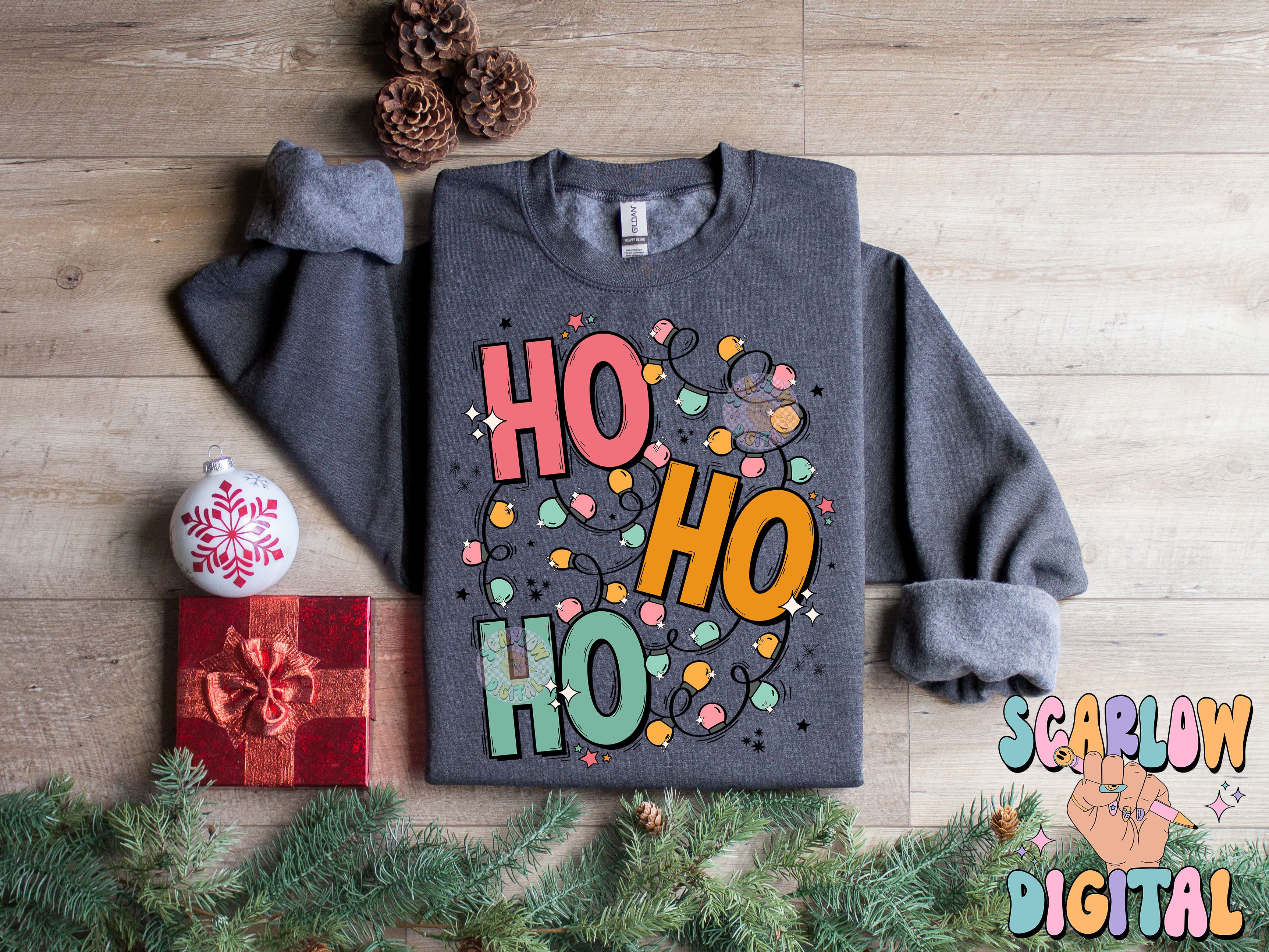 Ho Ho Ho PNG Digital Design 4