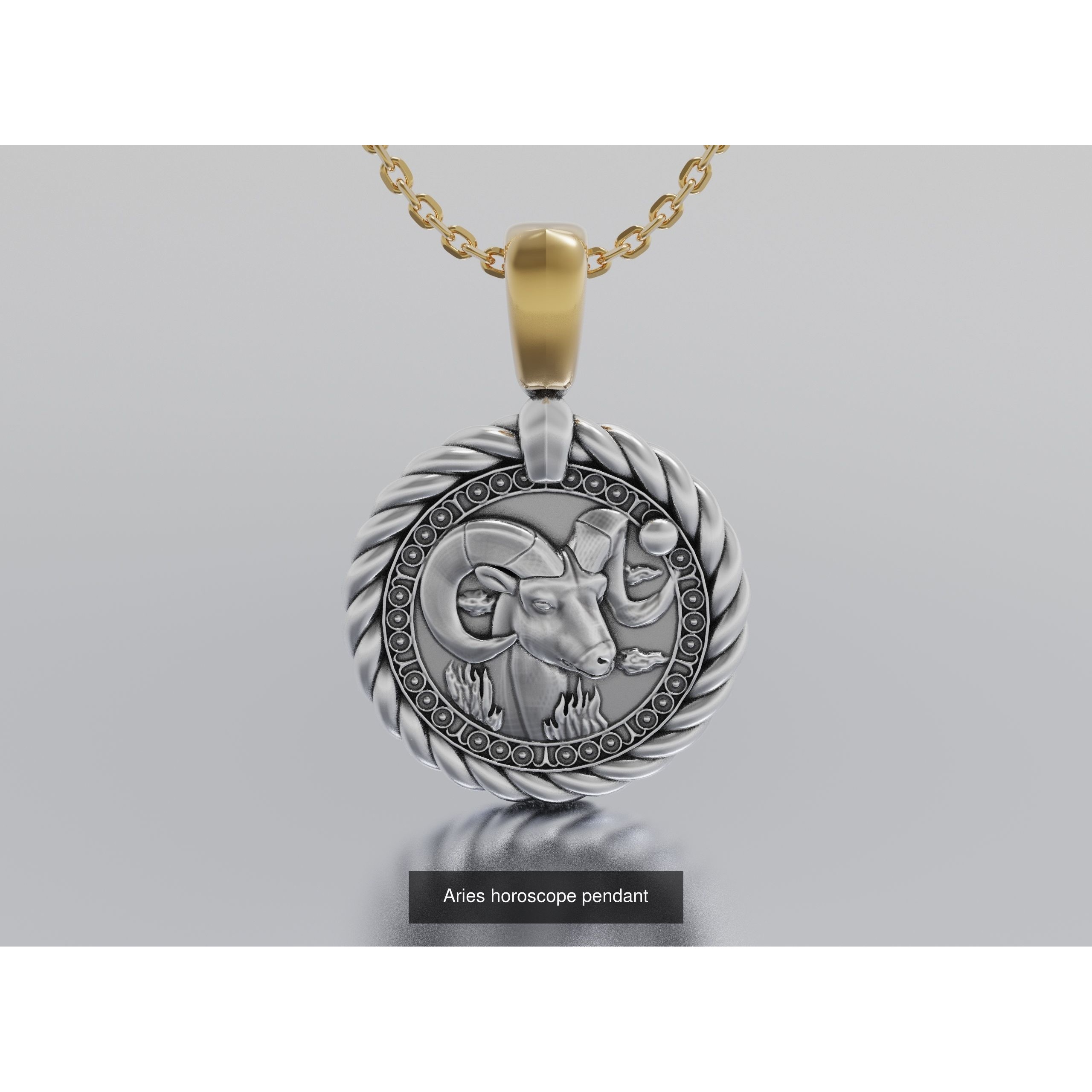horoscope pendants 3D Model Pack 5