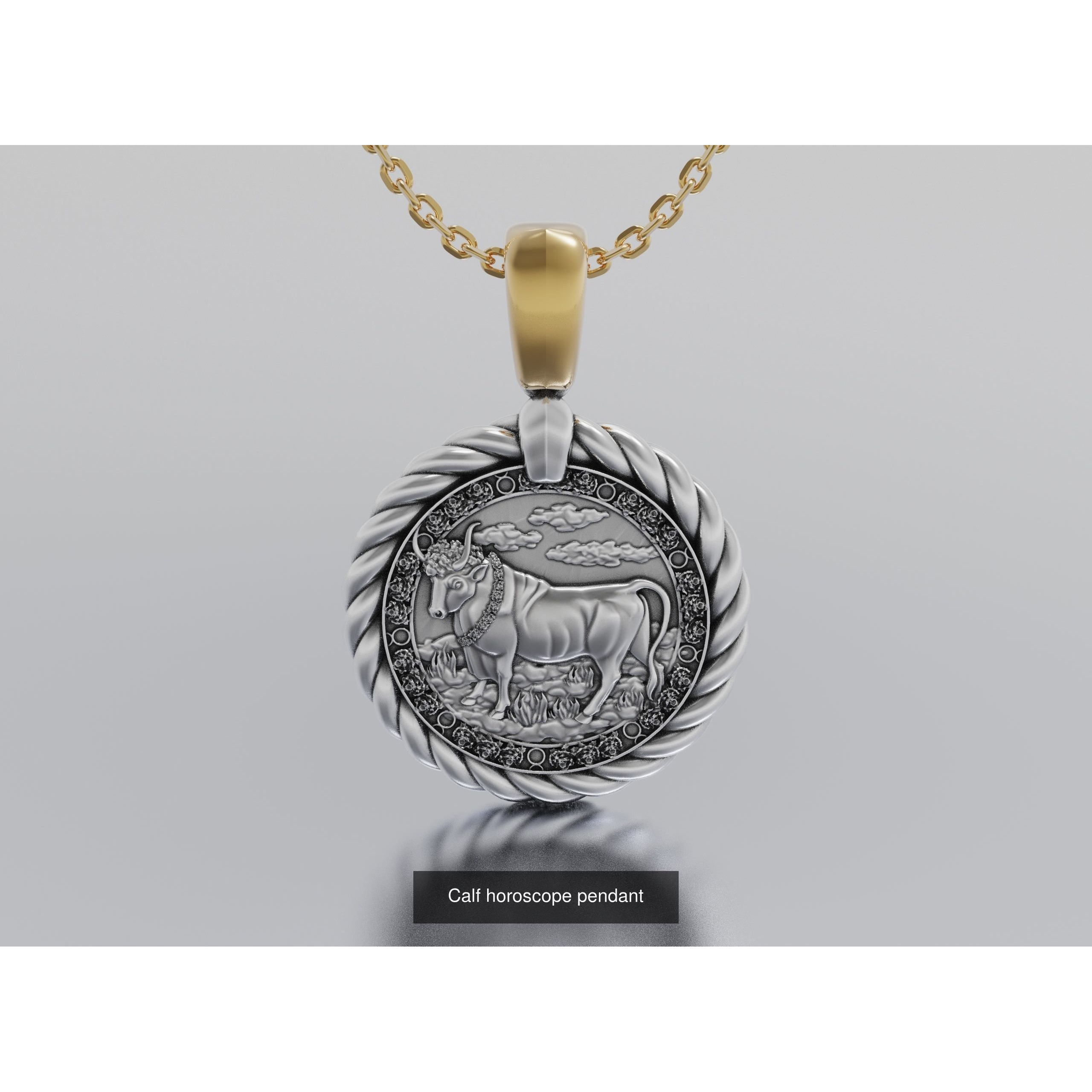 horoscope pendants 3D Model Pack 6