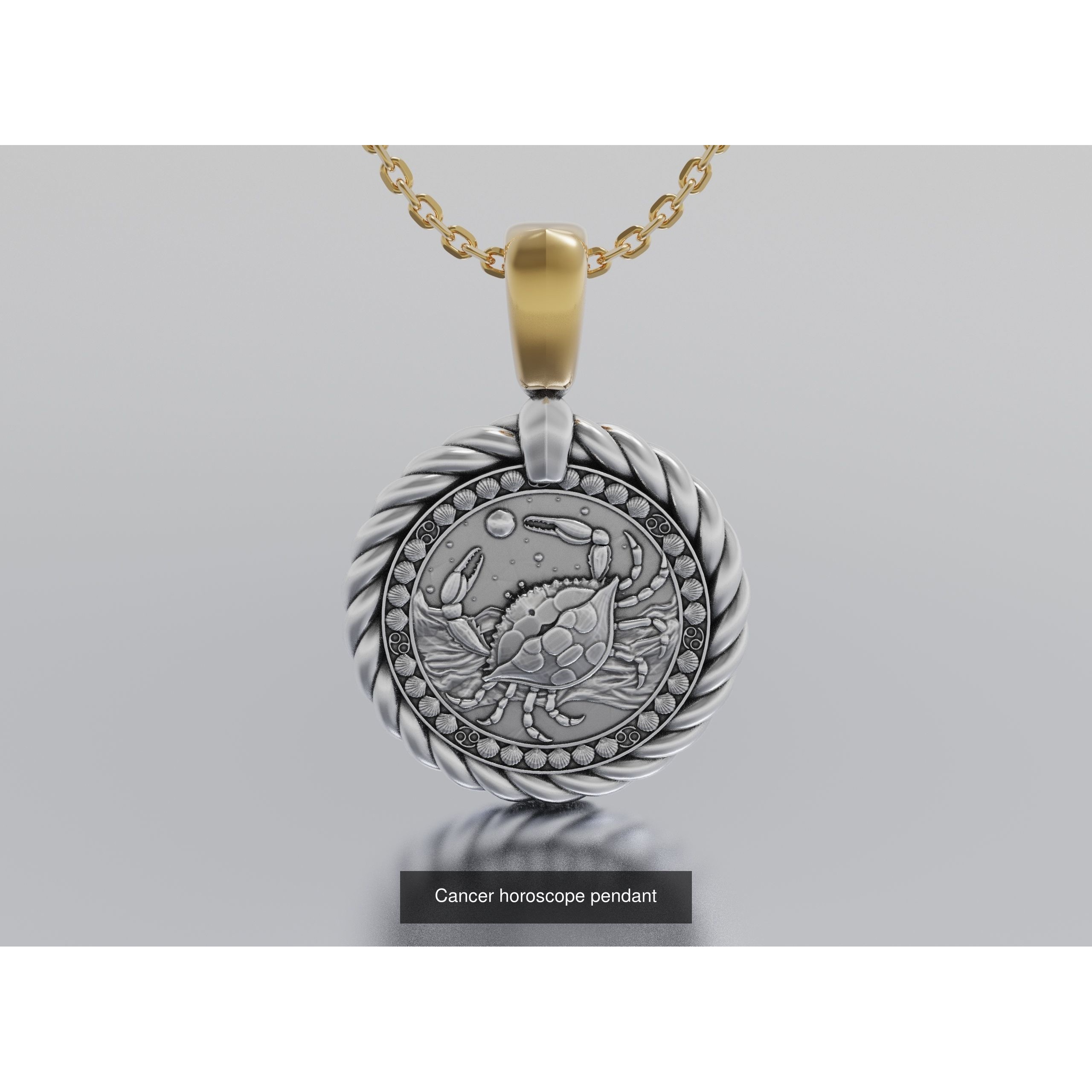 horoscope pendants 3D Model Pack 7