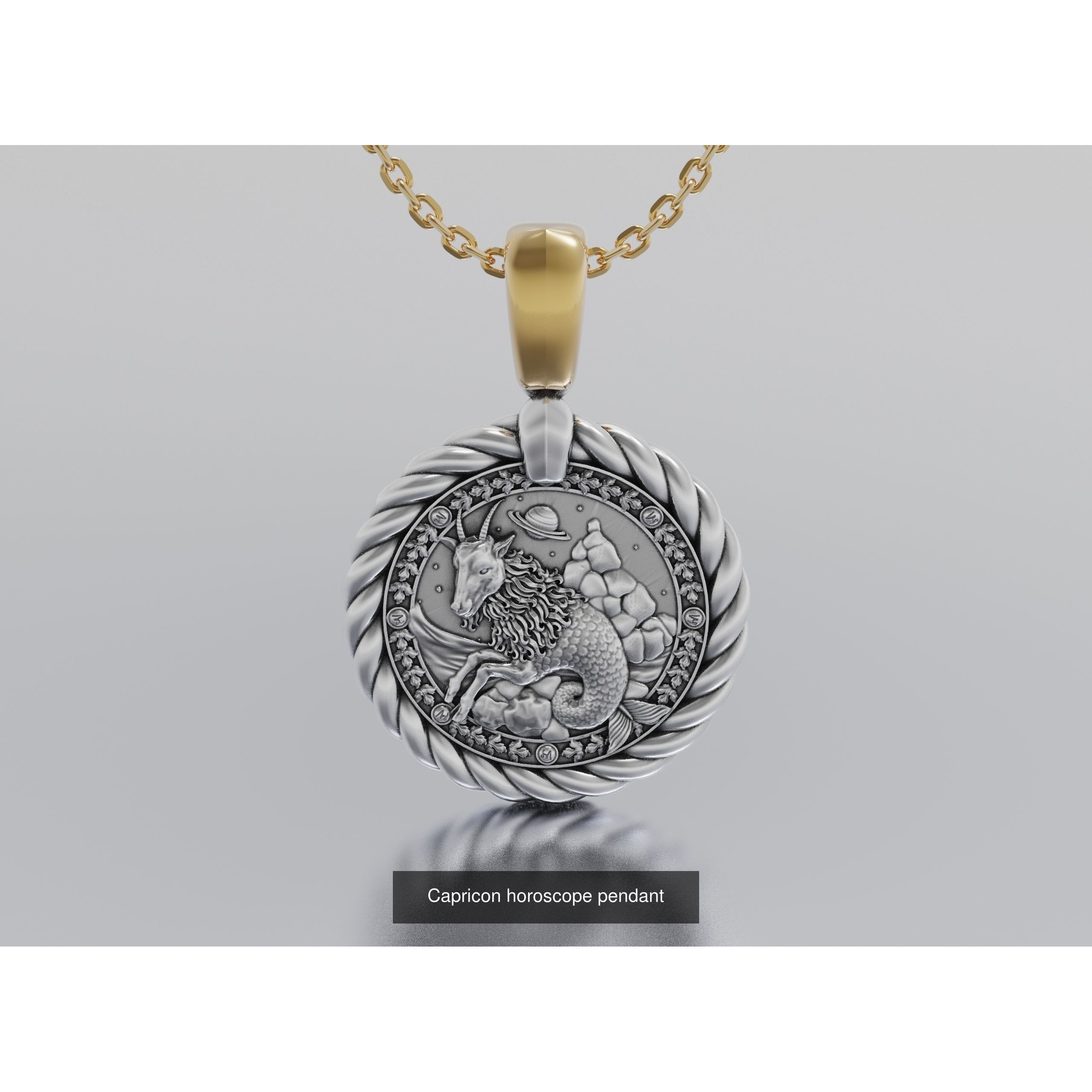 horoscope pendants 3D Model Pack 8