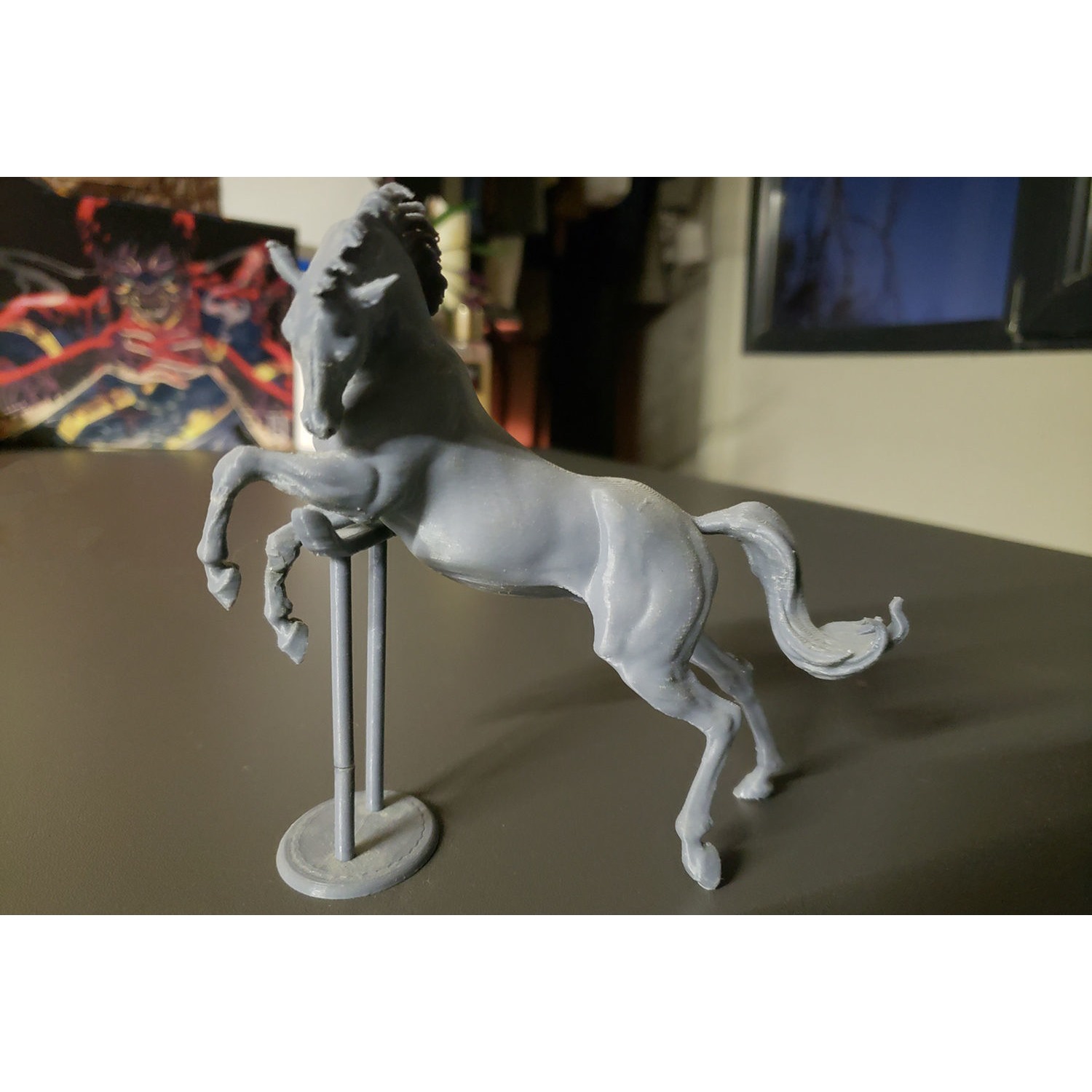 Horse - 3D Sculpting - High Poly 3D print model 5