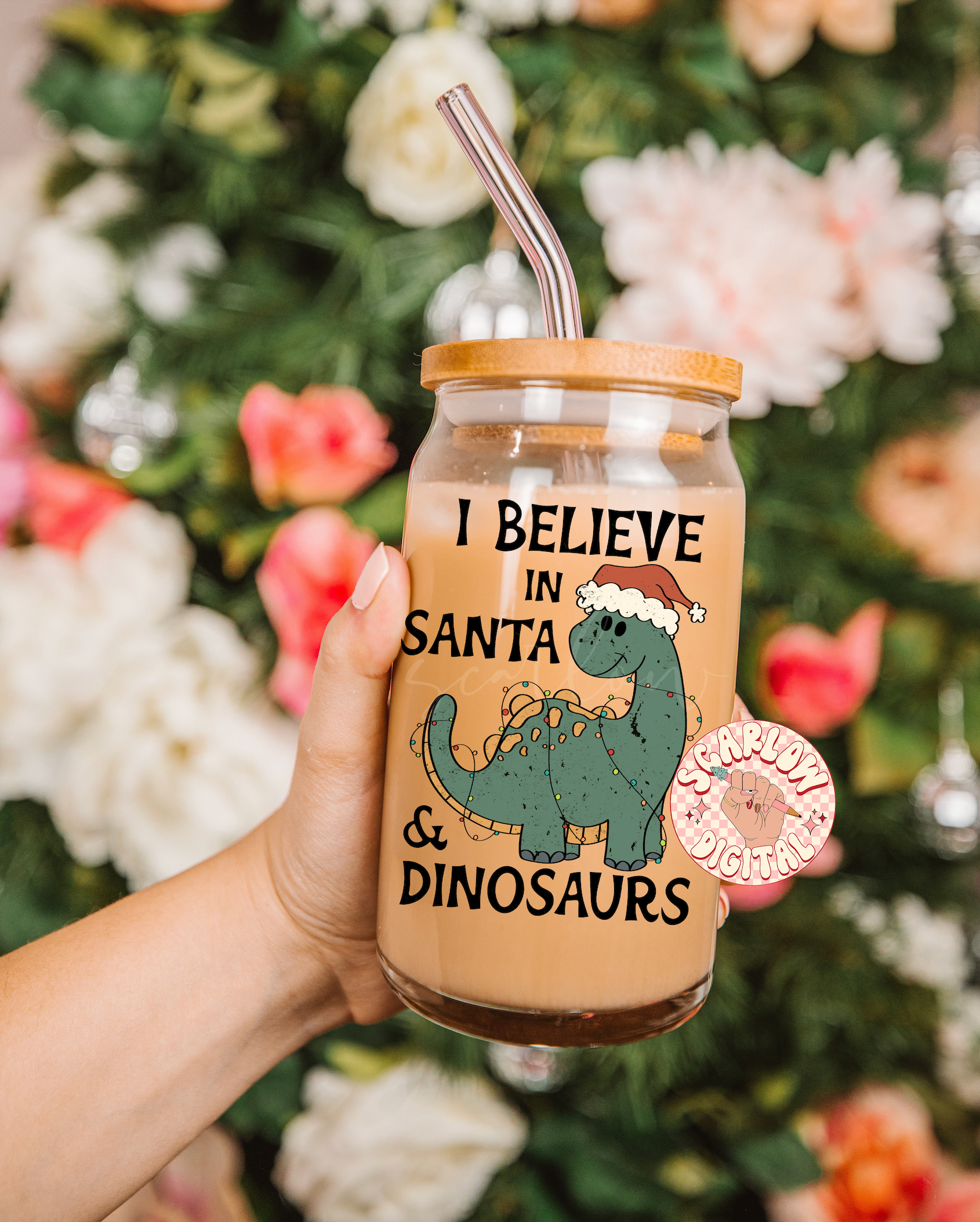 I Believe in Santa and Dinosaurs PNG-Christmas Sublimation Digital Design Download-boys christmas png, dinos png, boy designs, funny png 5
