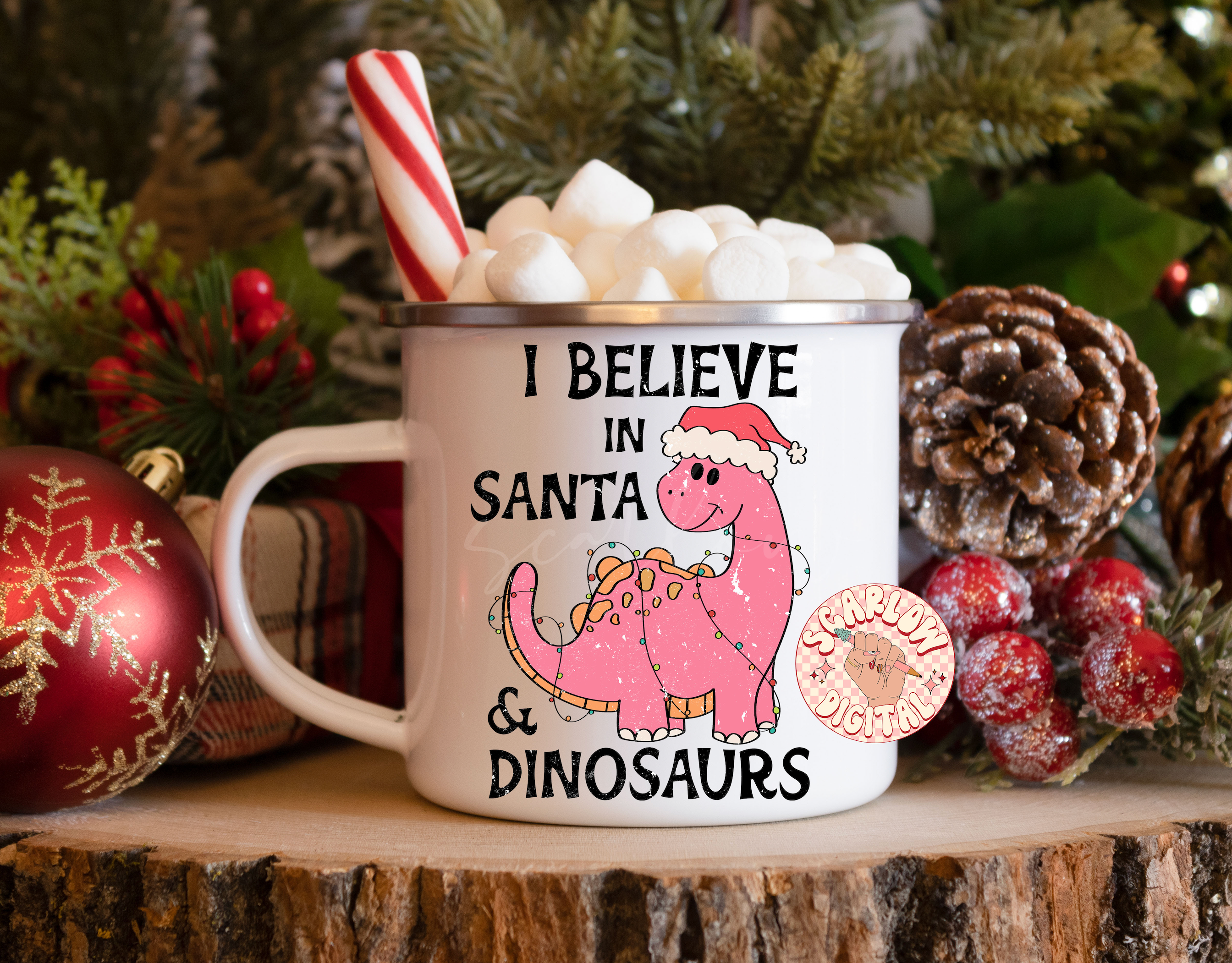 I Believe in Santa and Dinosaurs PNG-Christmas Sublimation Digital Design Download-girl christmas png, dinos png, girl designs, funny png 4