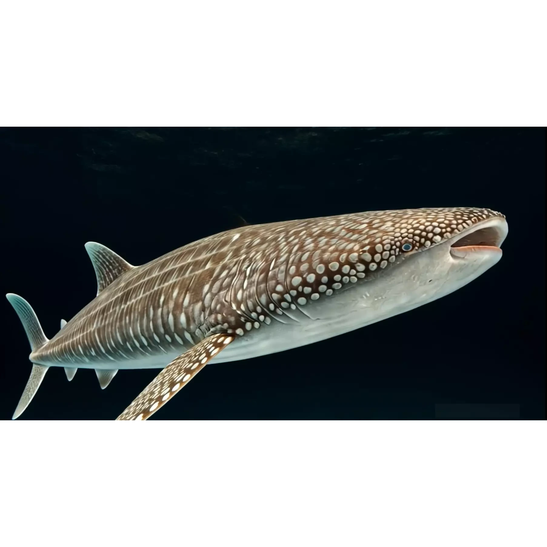 Injured Whale Shark Free low-poly 3D model