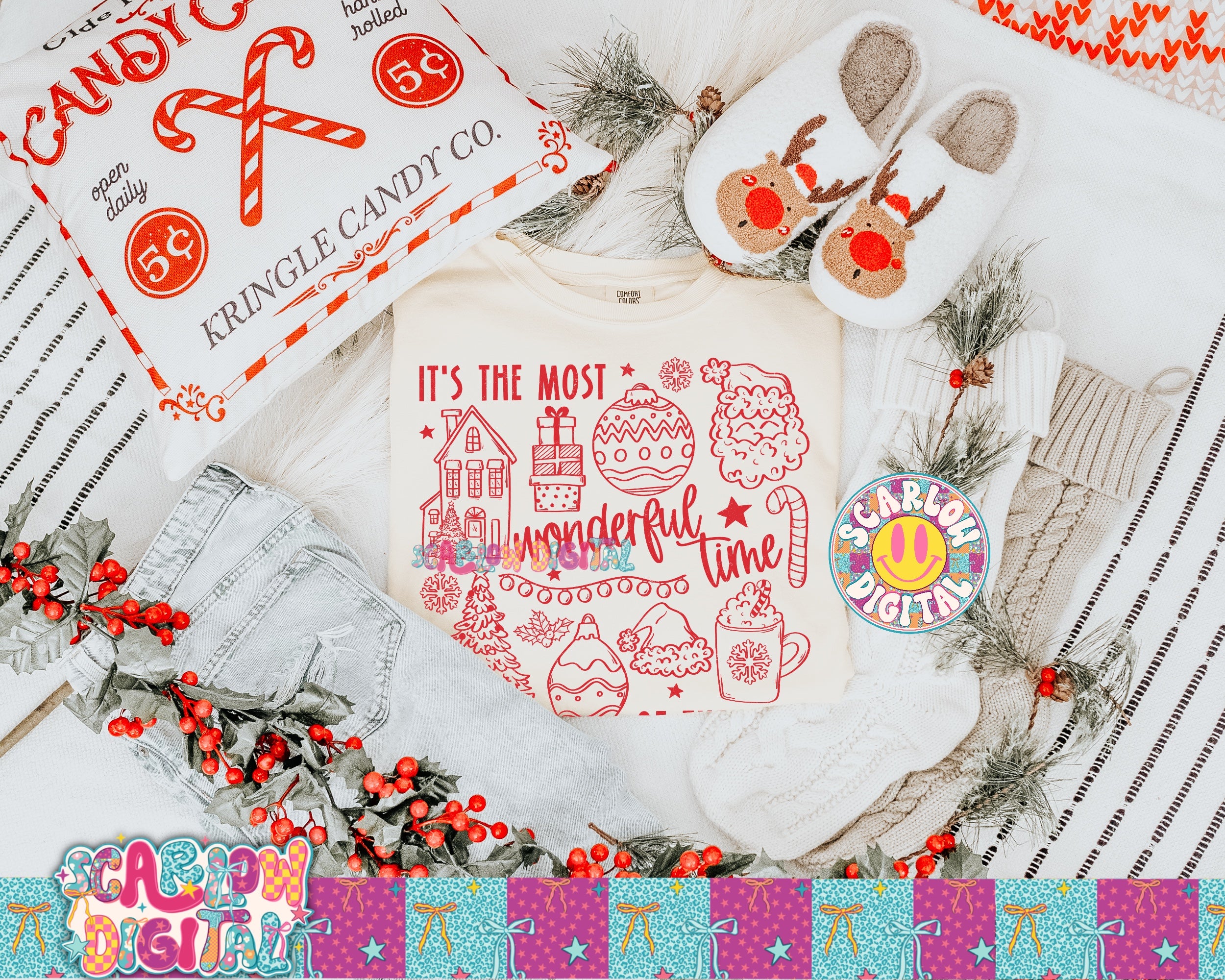 It's the Most Wonderful Time of the Year PNG Digital Design 4