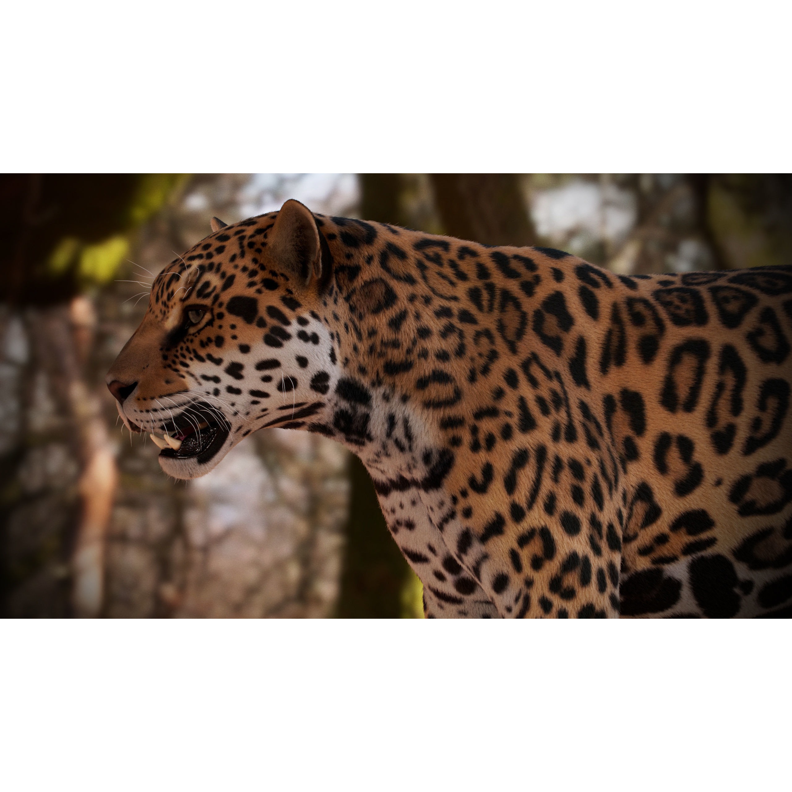 Jaguar For Production 3D model 7