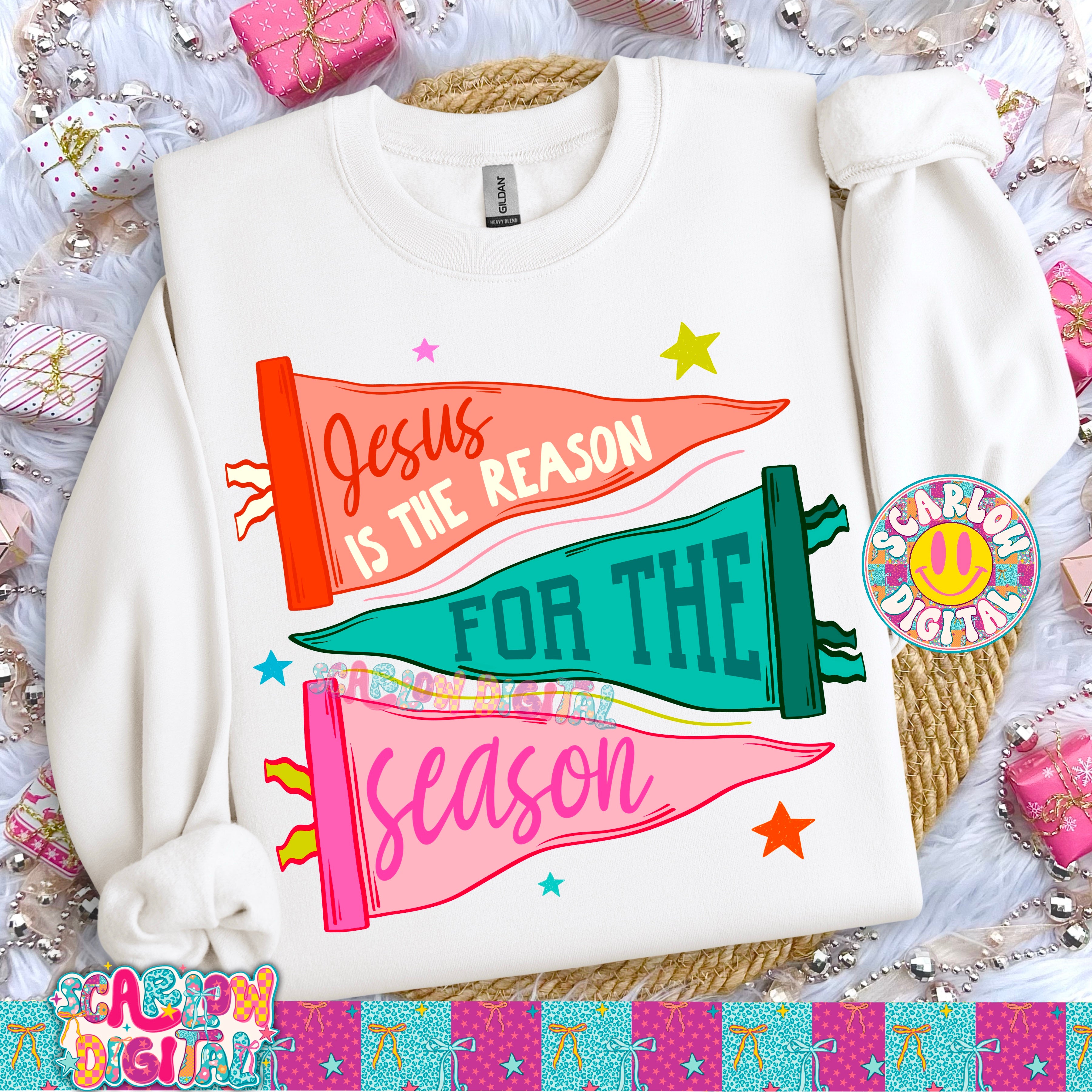Jesus is the Reason for the Season PNG Digital Design 2