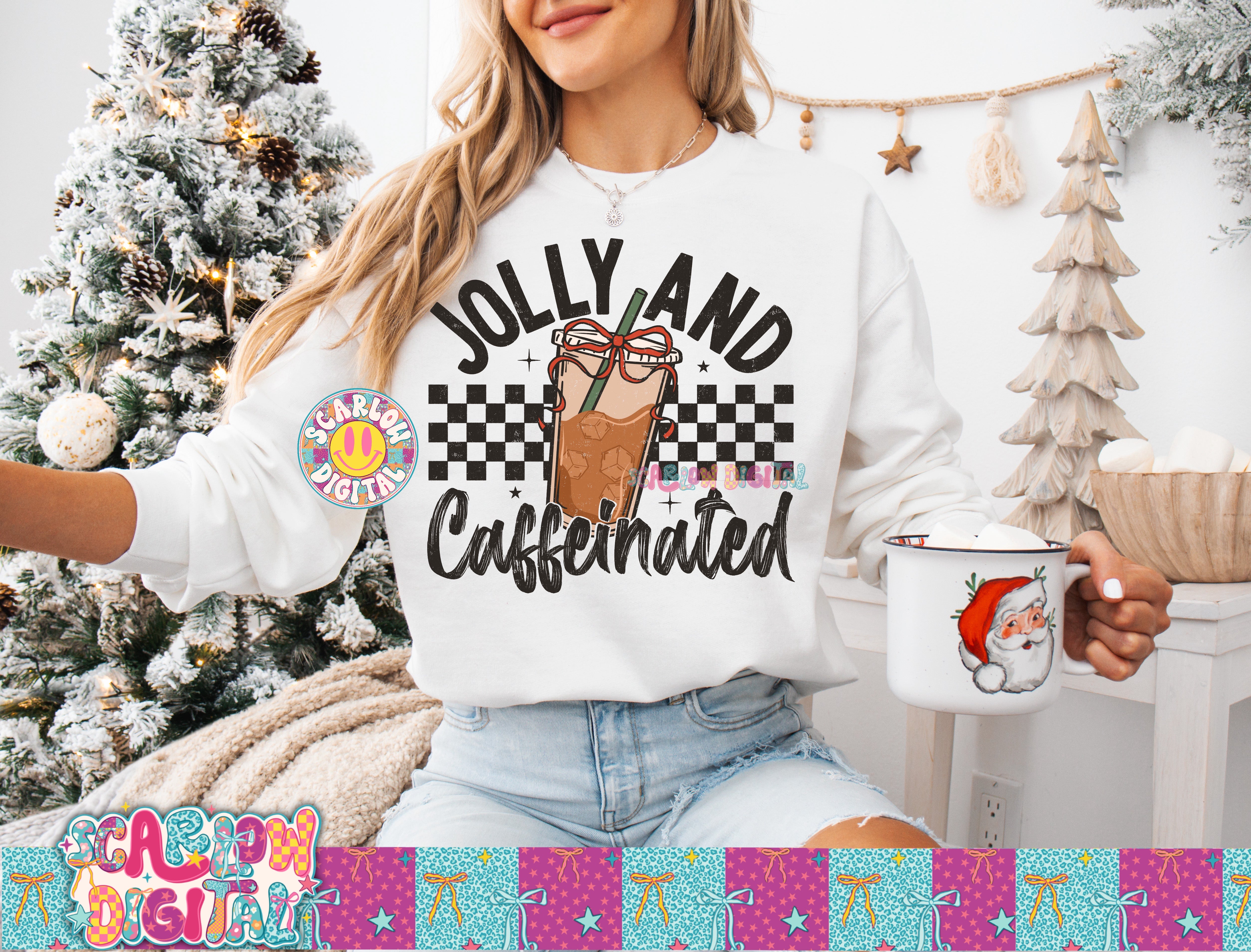 Jolly and Caffeinated PNG Digital Design 2