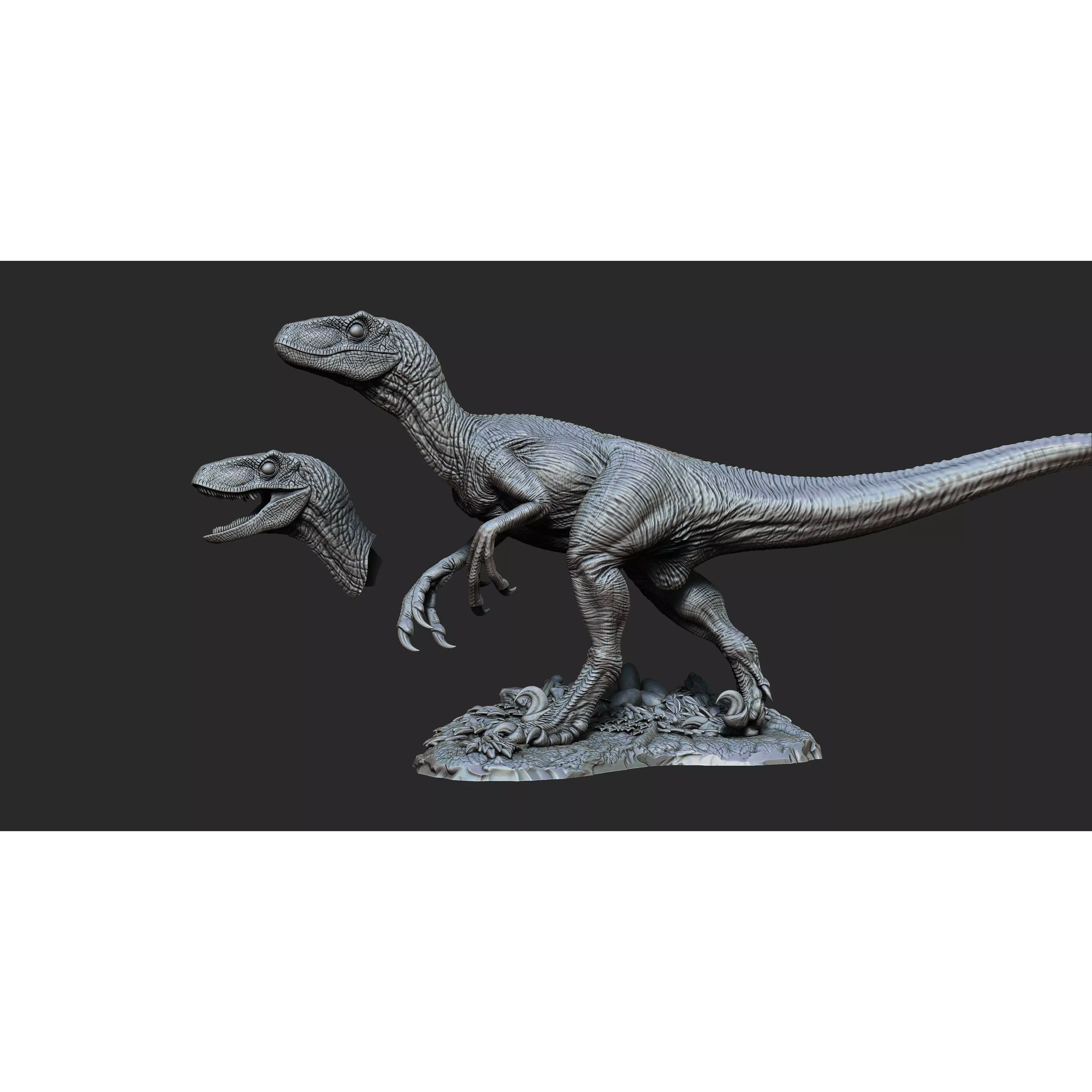 Jurassic Park Jurassic World Velociraptor - 3D Print Model 3D print model
