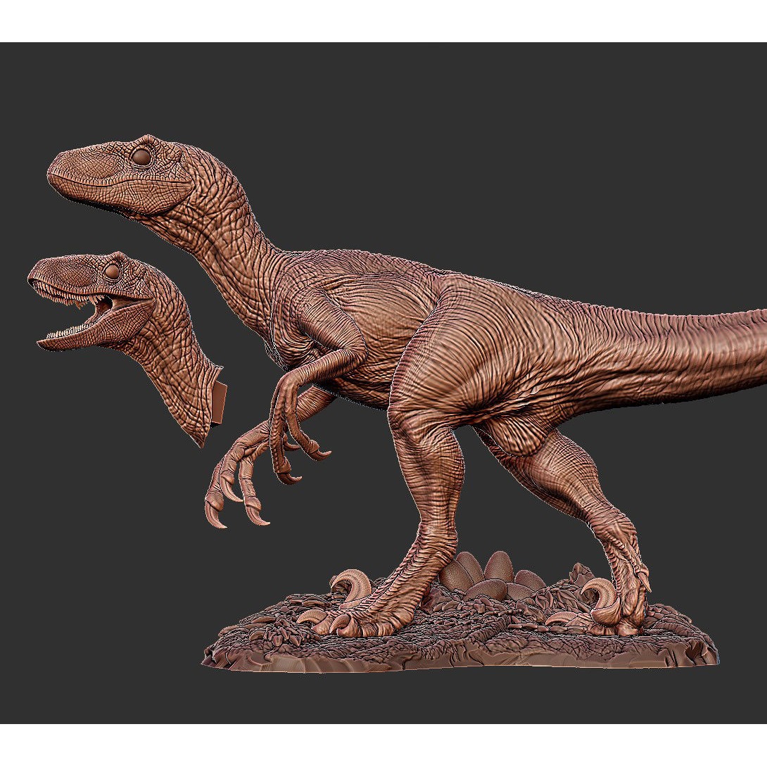 Jurassic Park Jurassic World Velociraptor - 3D Print Model 3D print model 2