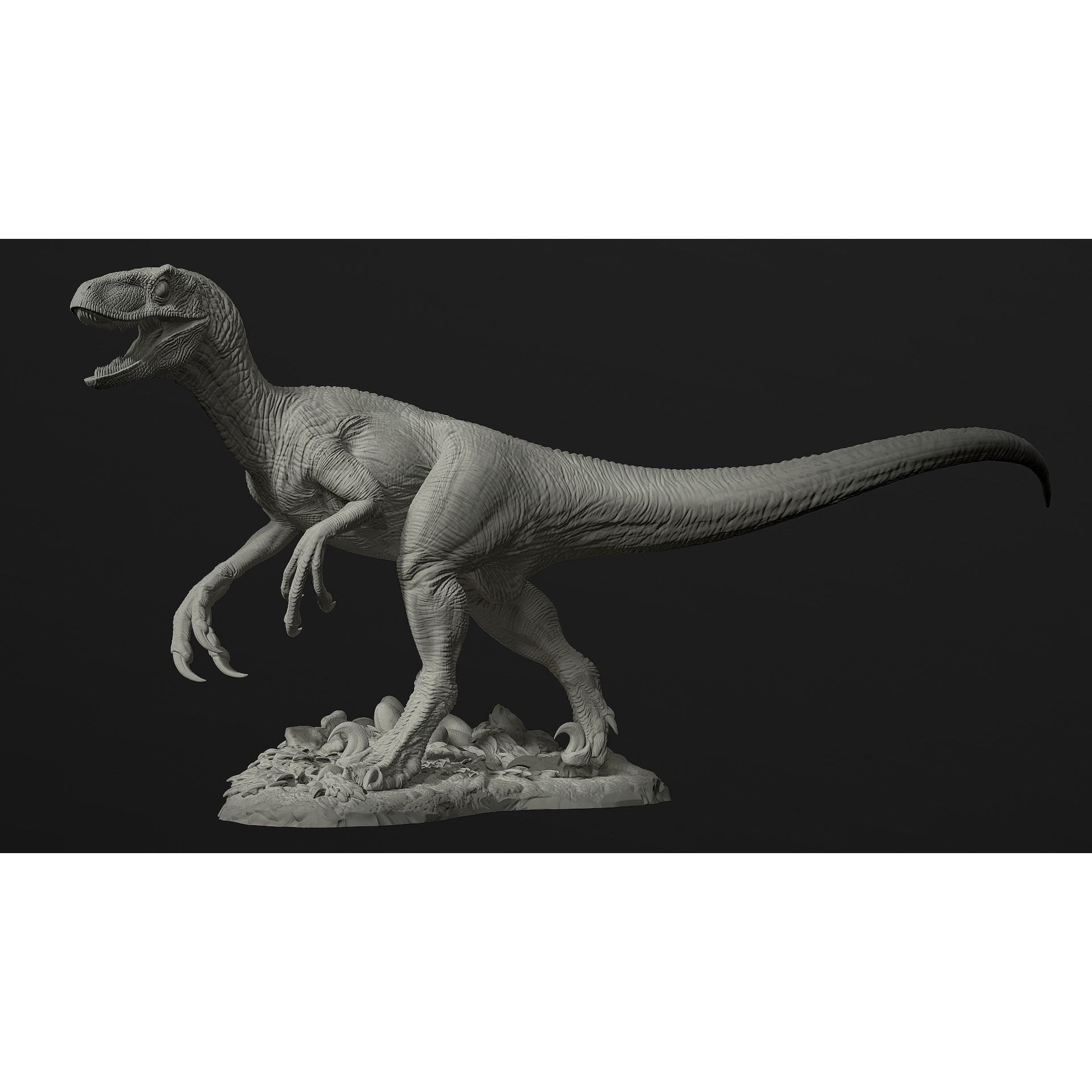 Jurassic Park Jurassic World Velociraptor - 3D Print Model 3D print model 3