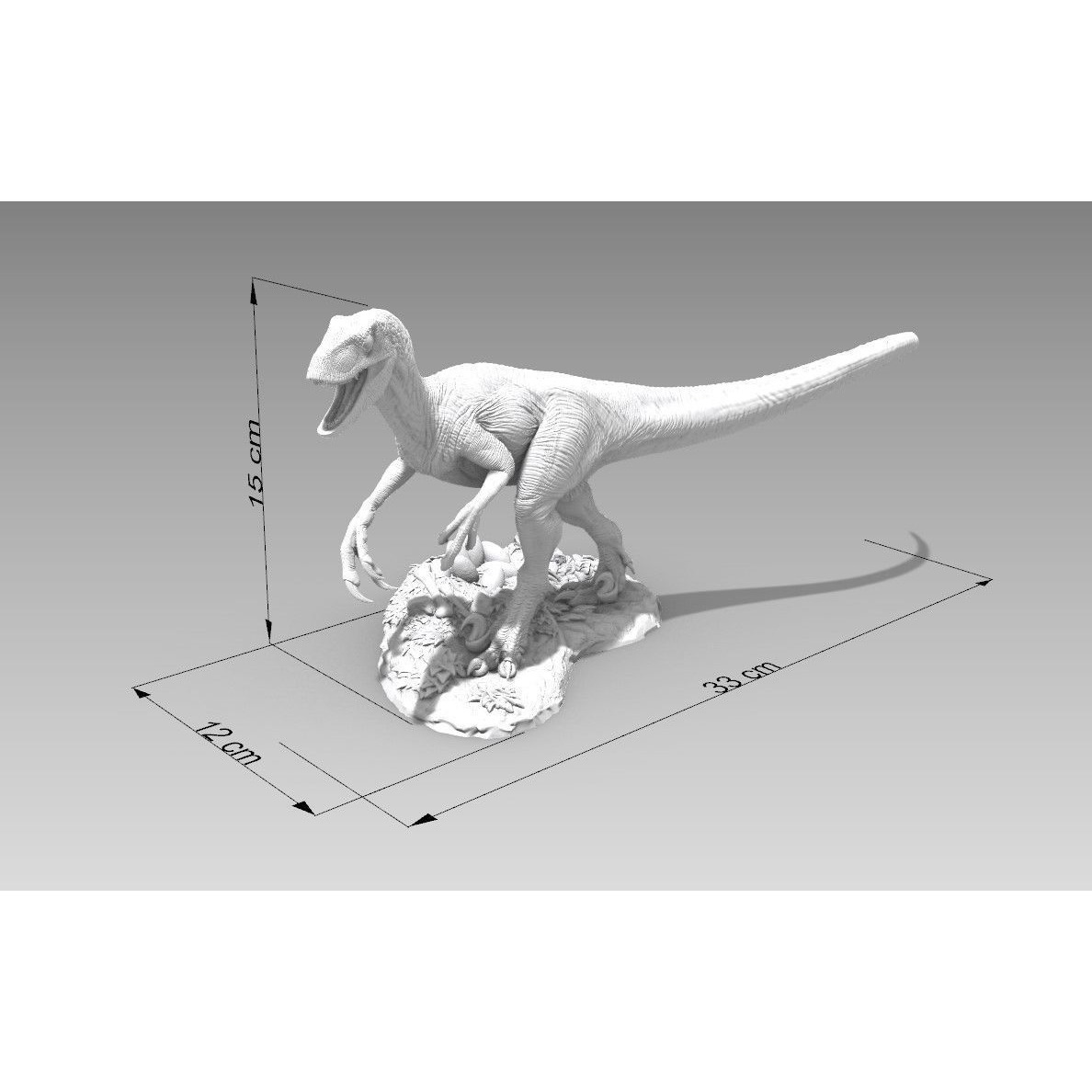 Jurassic Park Jurassic World Velociraptor - 3D Print Model 3D print model 9