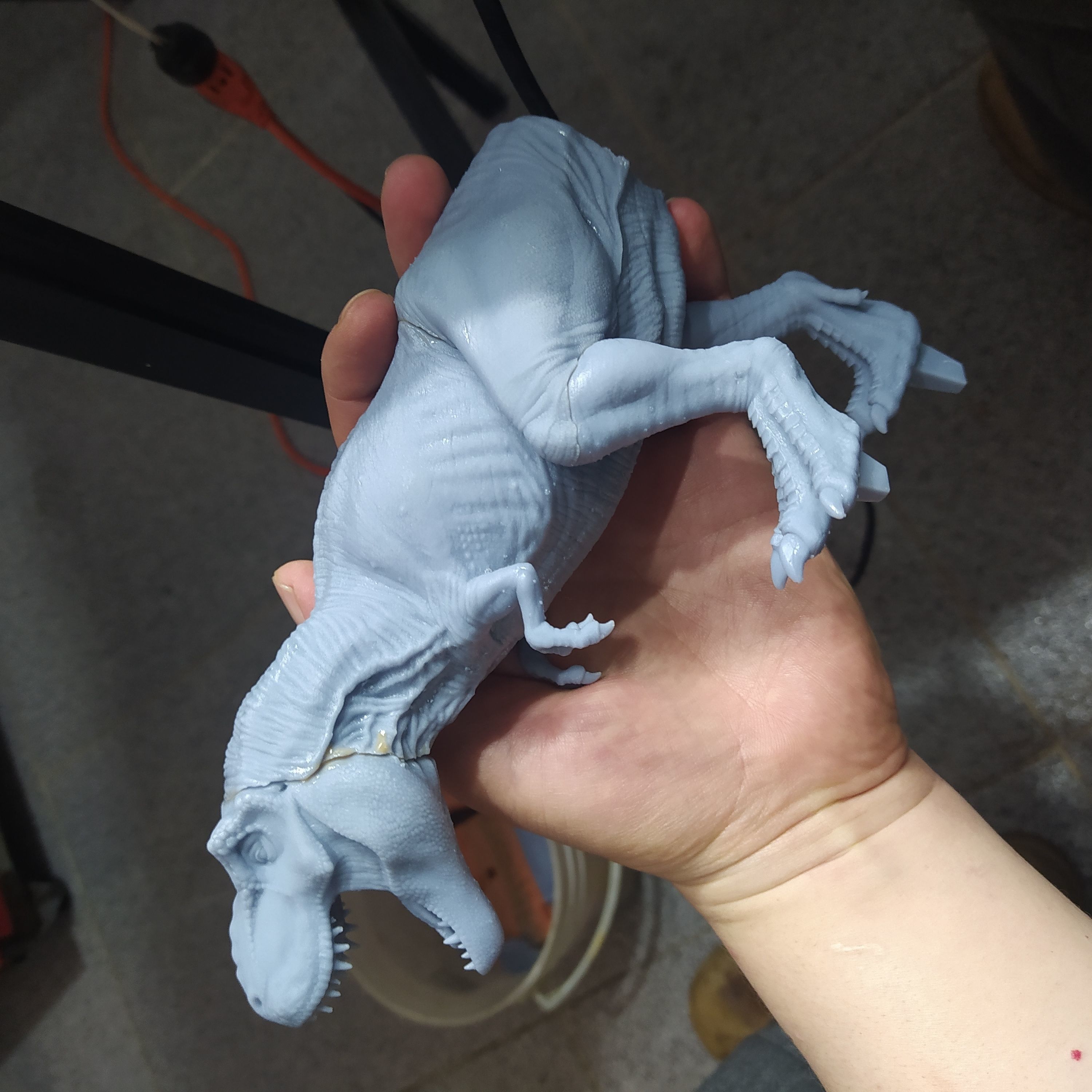 JURASSIC PARK T-REX SCENE 3D print model 2