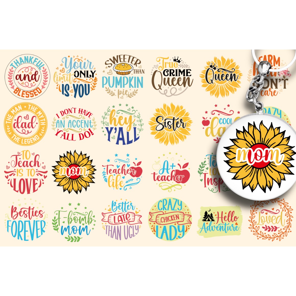 Keychain SVG Bundle (2) 2