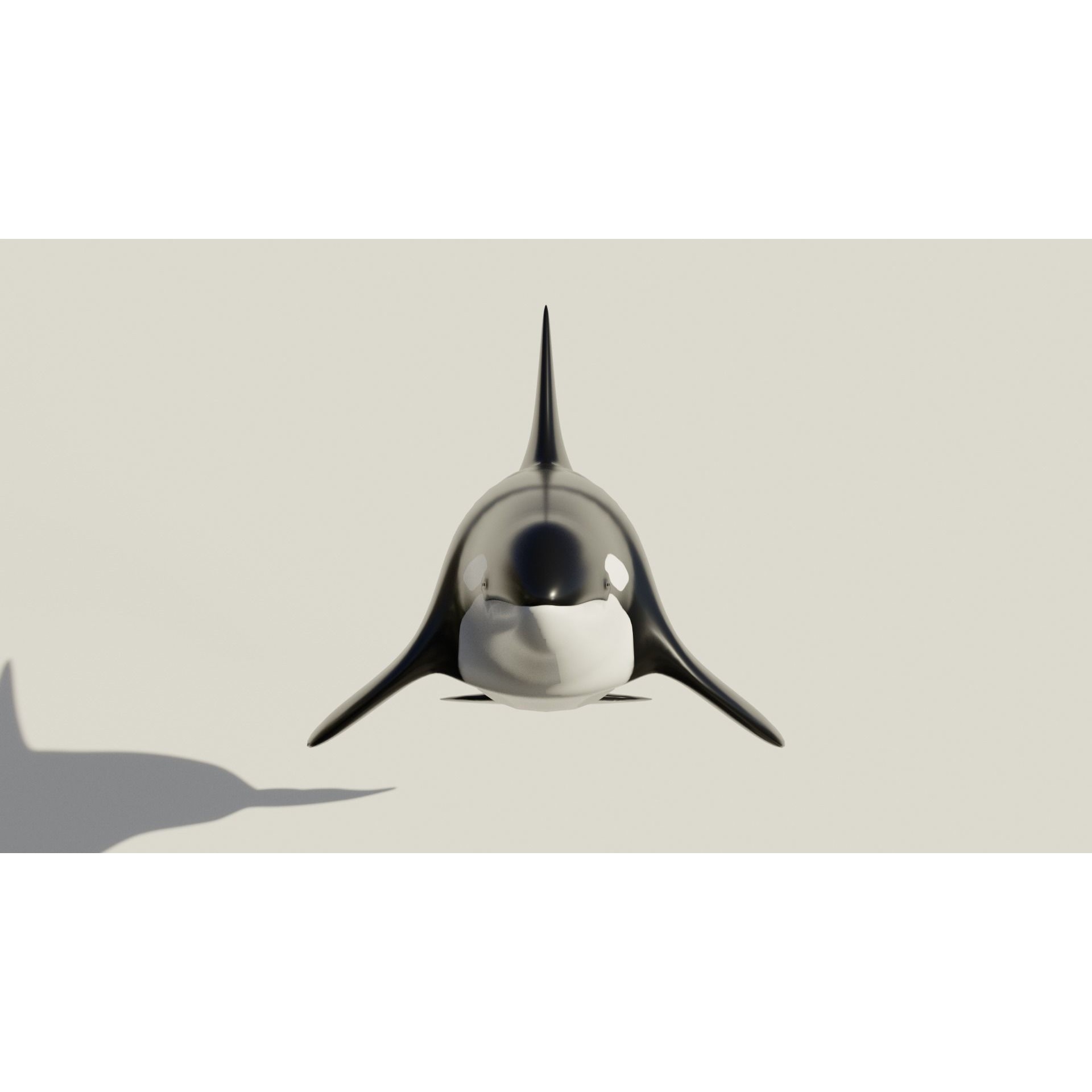 Killer Whale - Low-poly 3D model Free low-poly 3D model 2