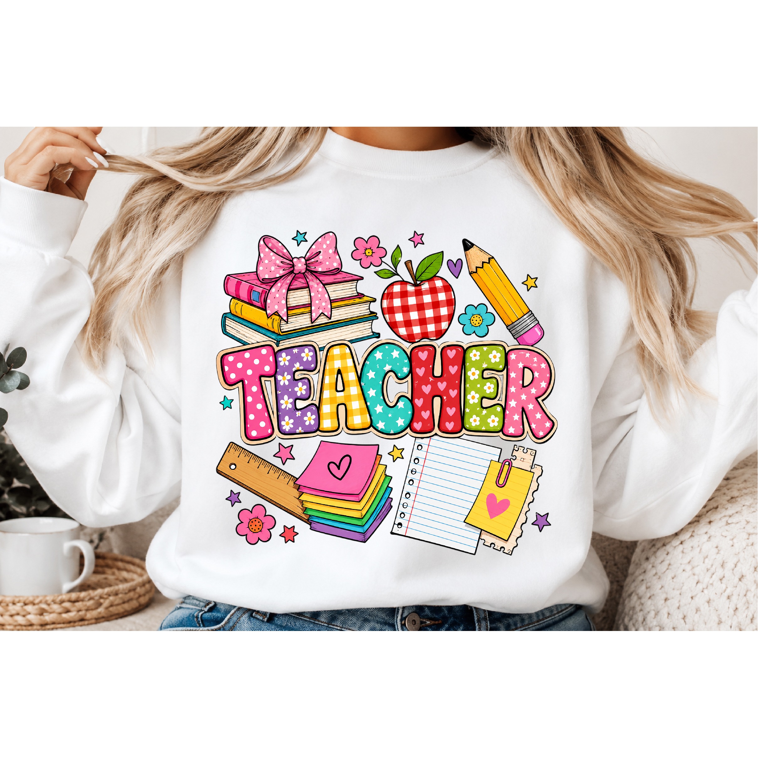 Kindergarten Teacher Back to School Png 2