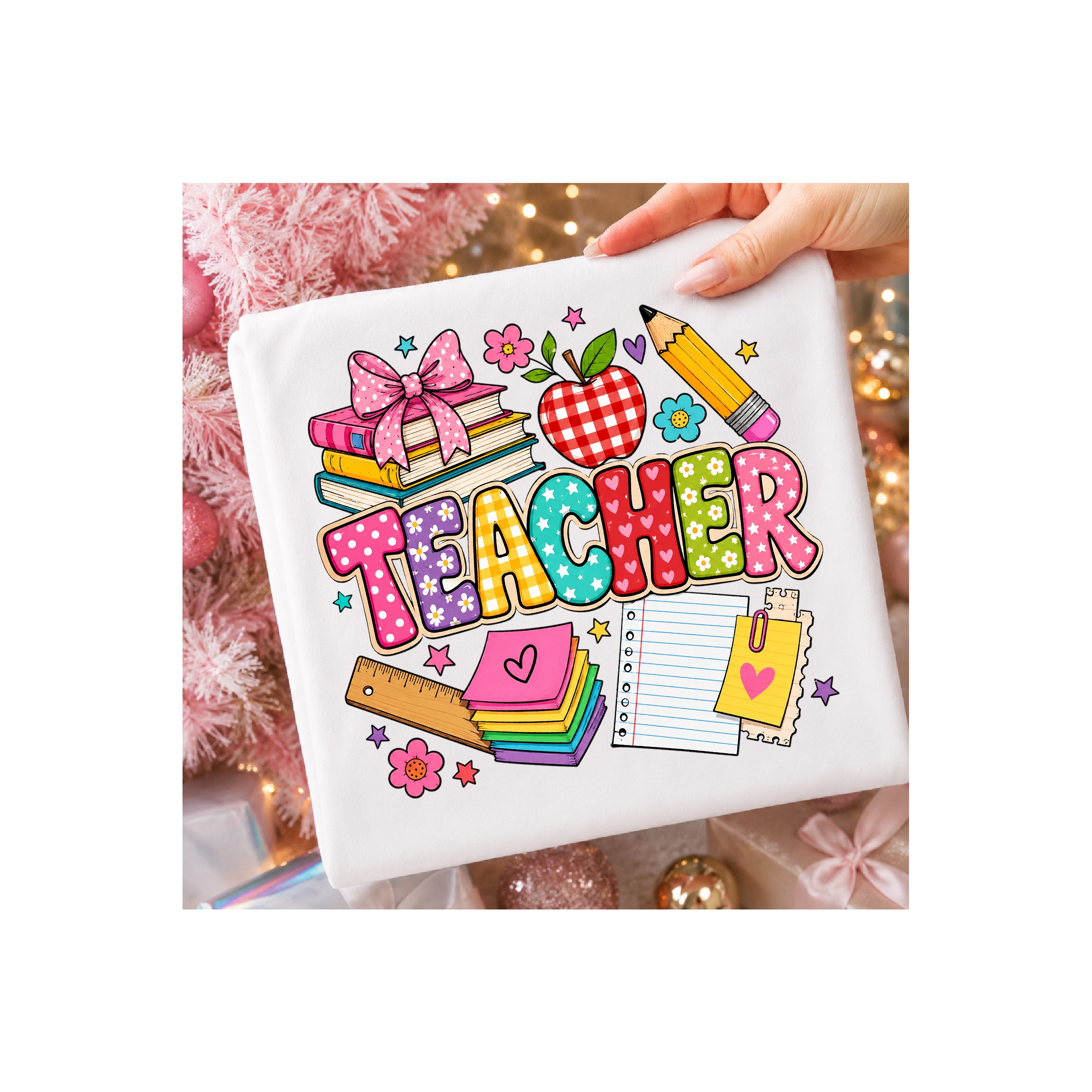 Kindergarten Teacher Back to School Png 3