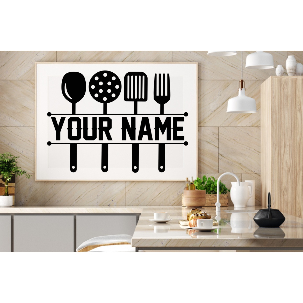 Kitchen Monogram SVG Bundle 4