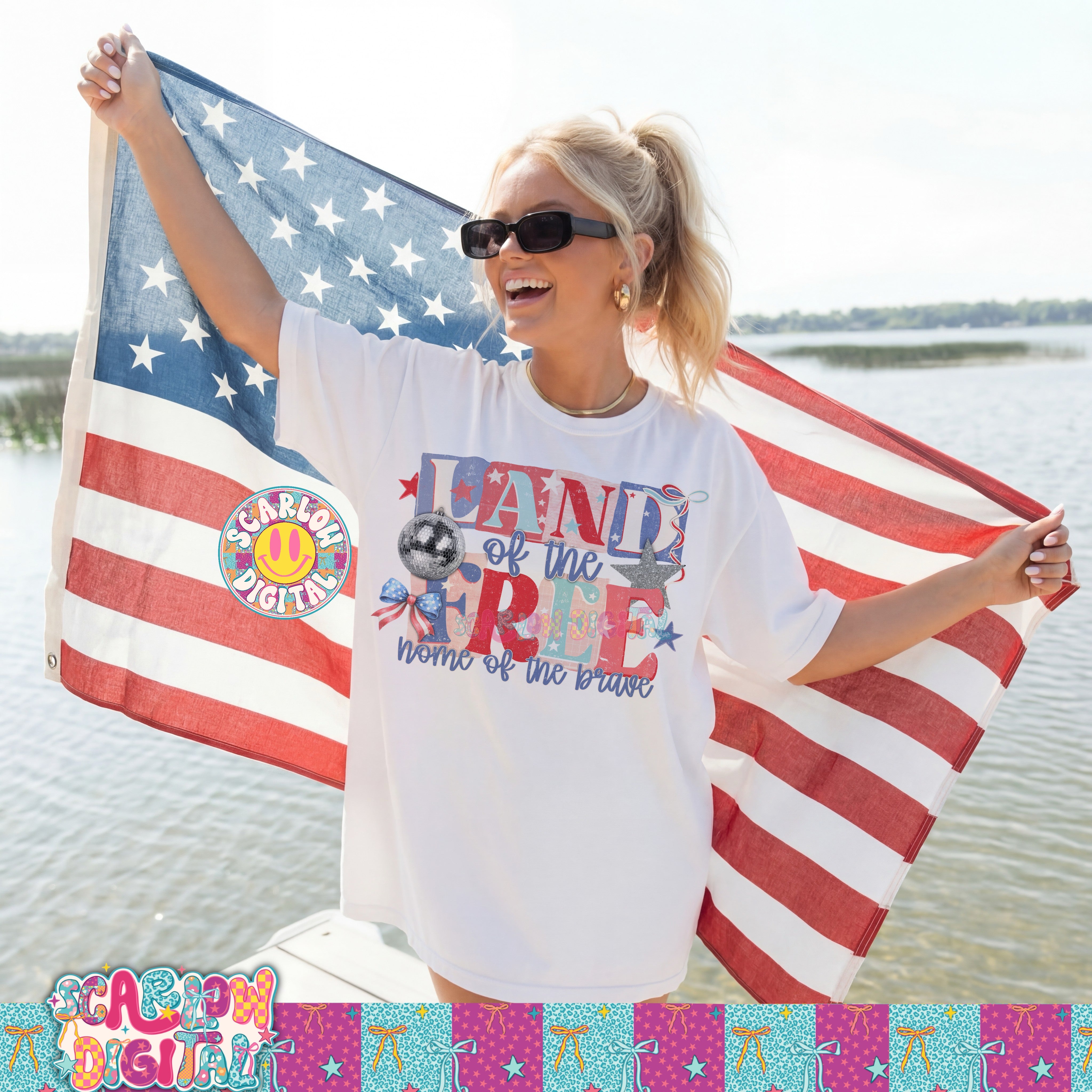 Land of the Free PNG Digital Design 3