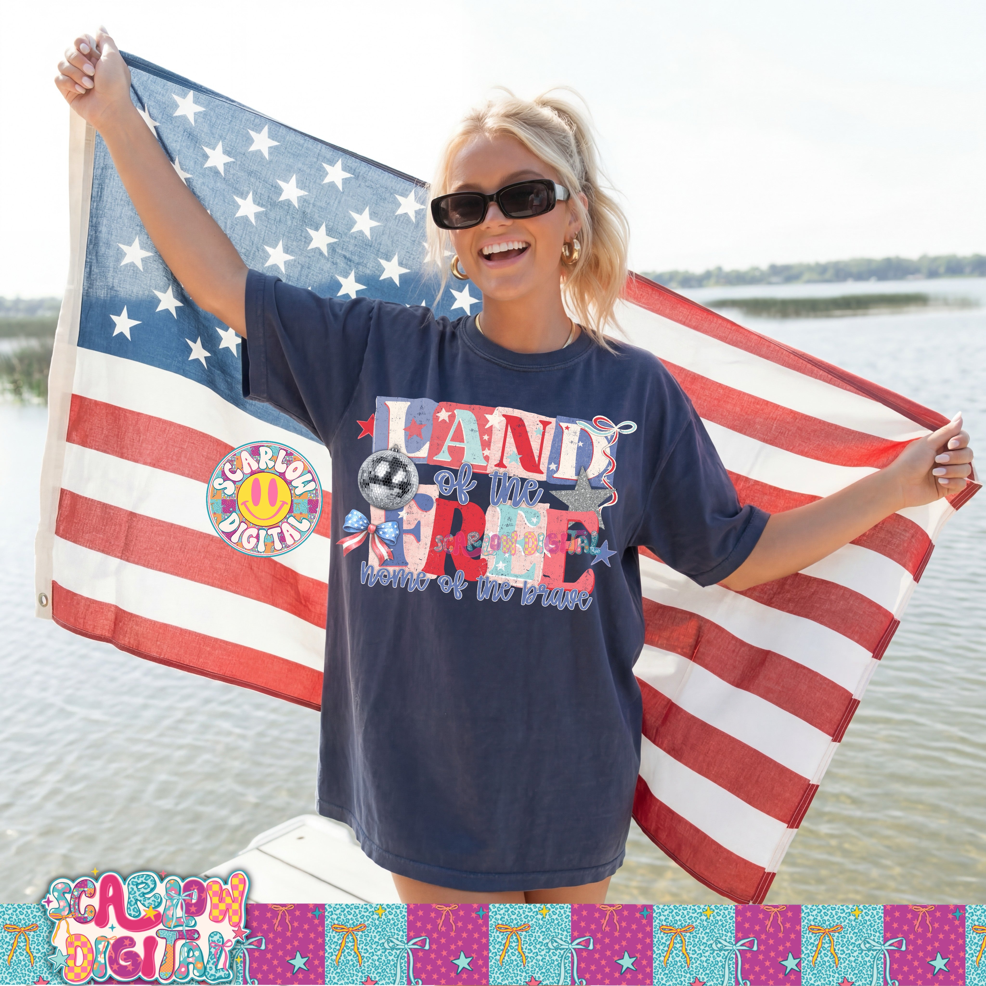 Land of the Free PNG Digital Design 4
