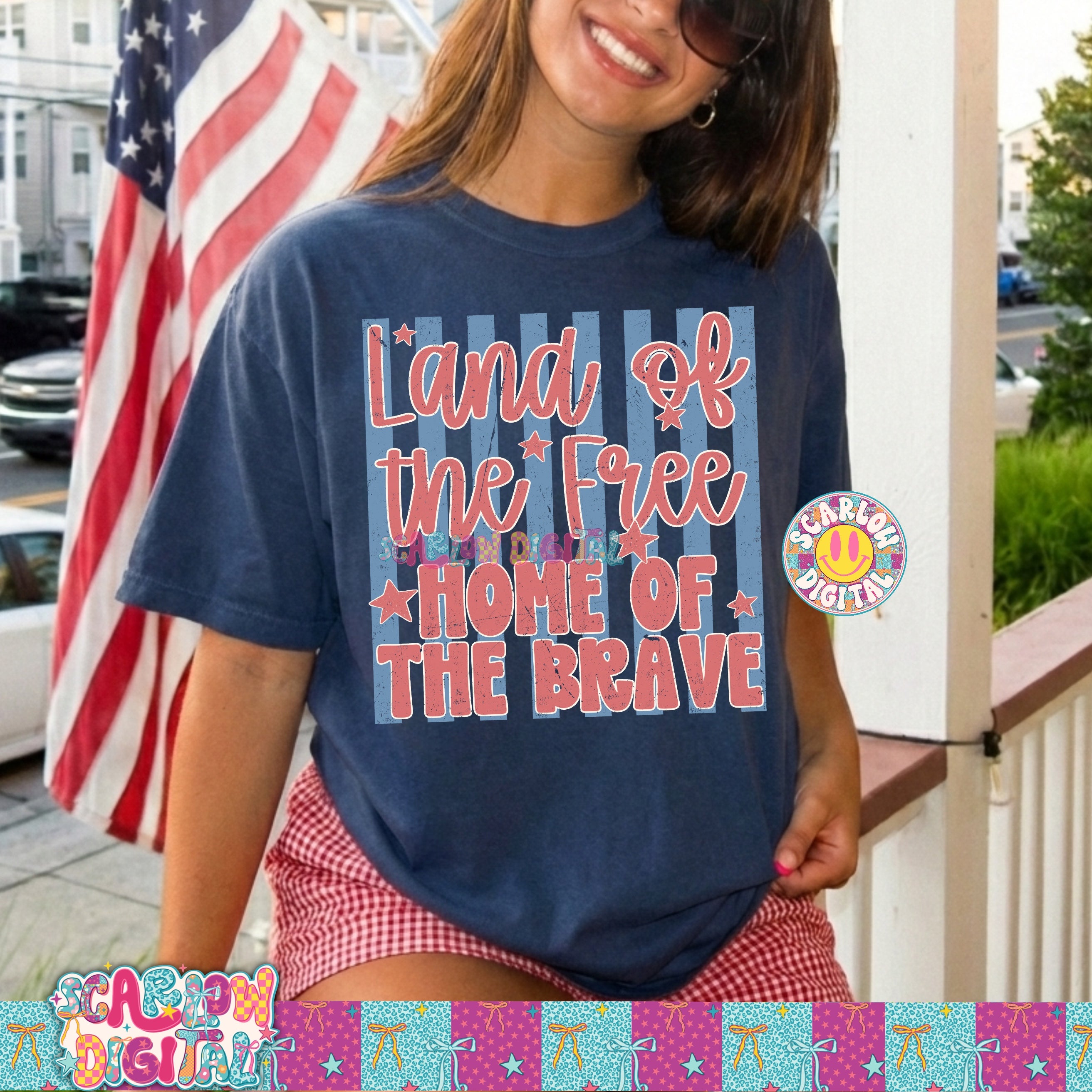 Land of the Free PNG Digital Design 2