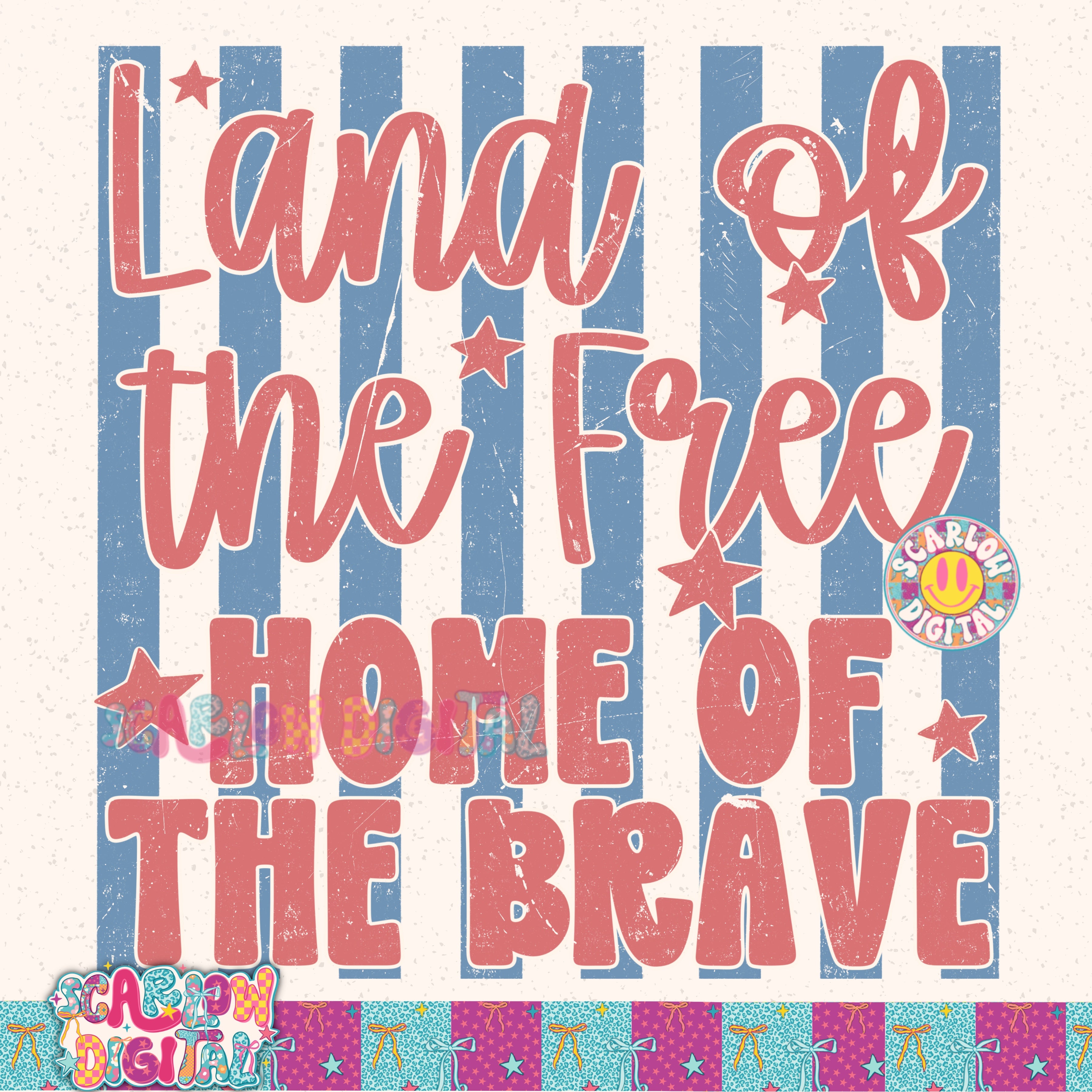 Land of the Free PNG Digital Design 4