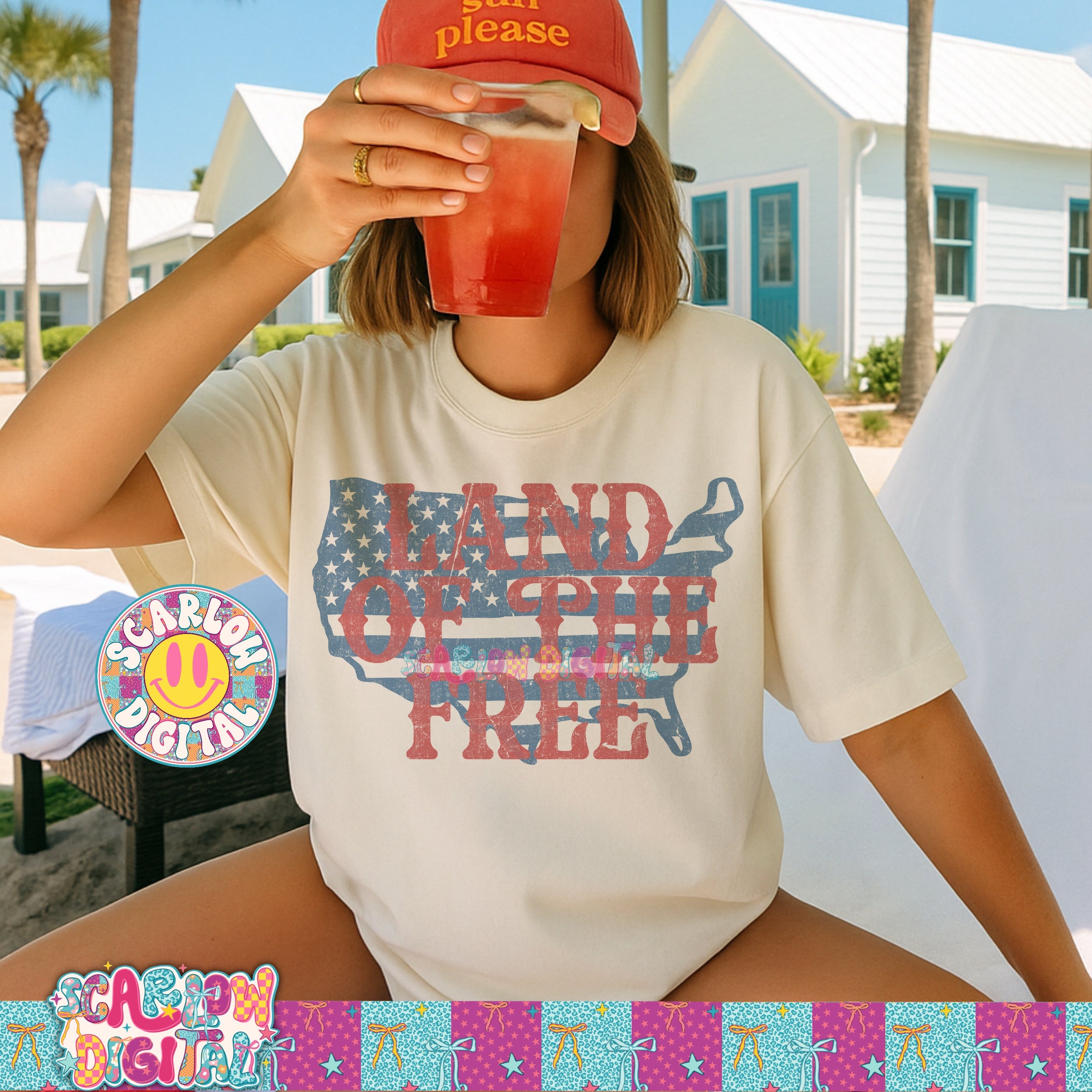 Land of the Free PNG Digital Design 2