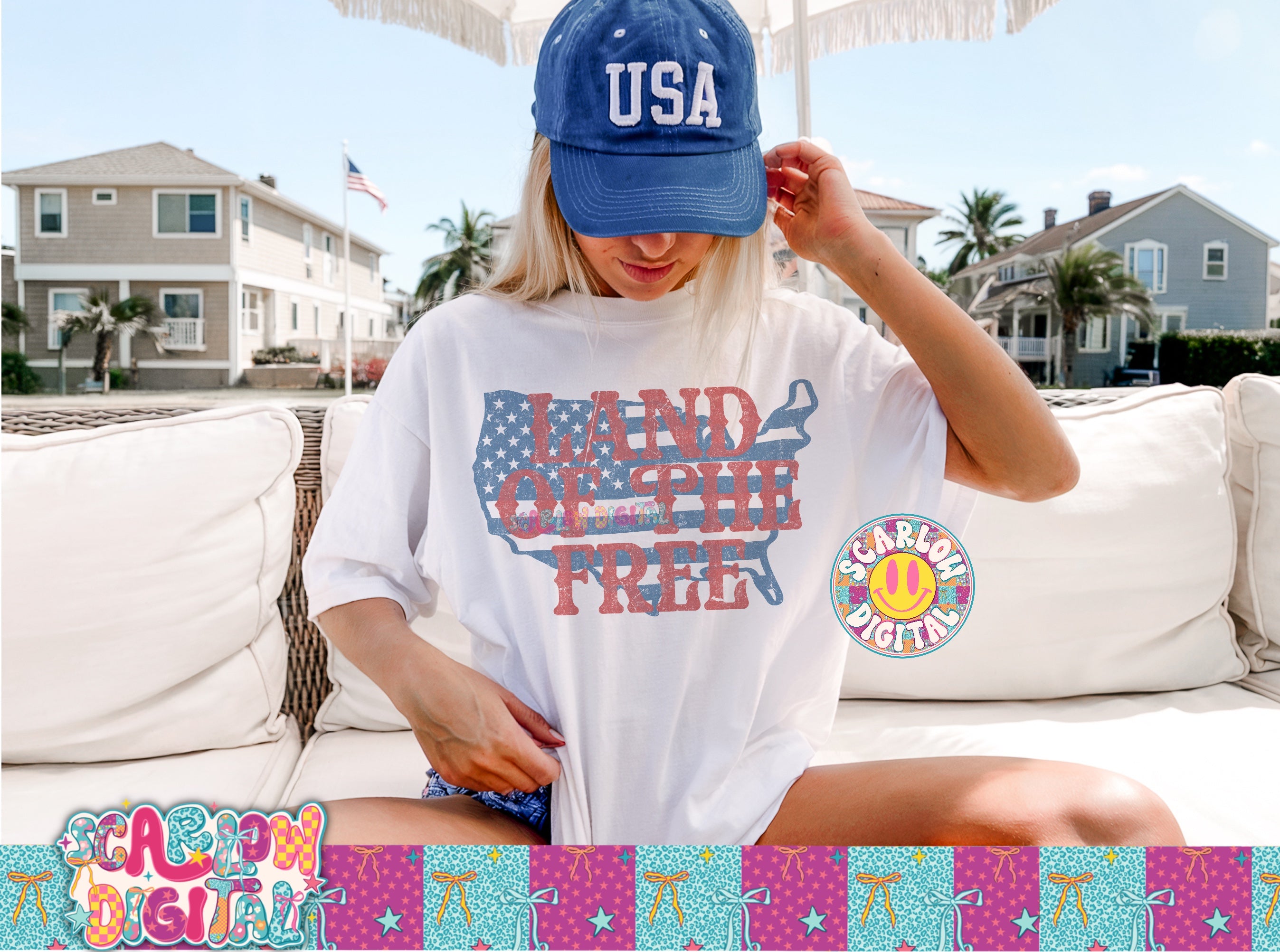 Land of the Free PNG Digital Design 3