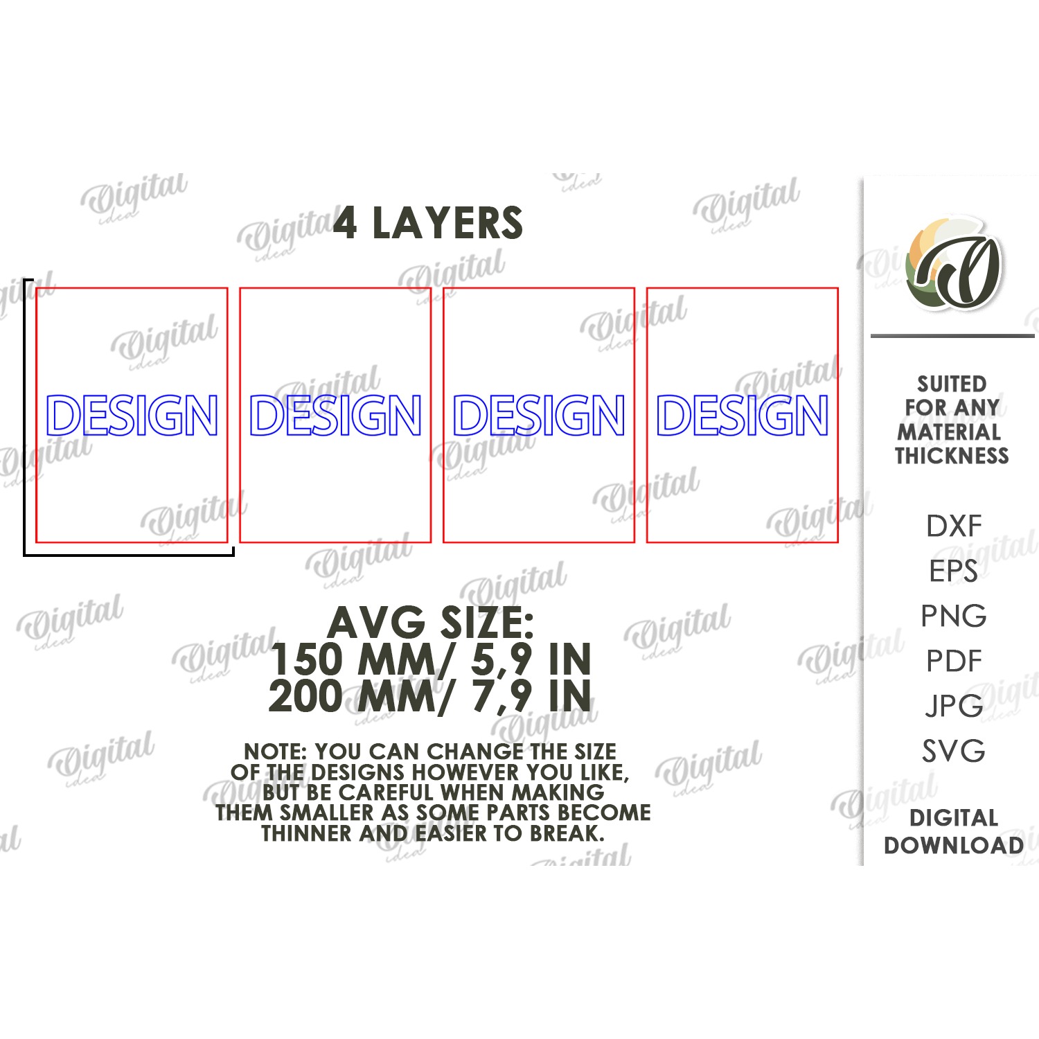 Layered Coloring Wall Sign Laser Cut. Wall Decor SVG 2