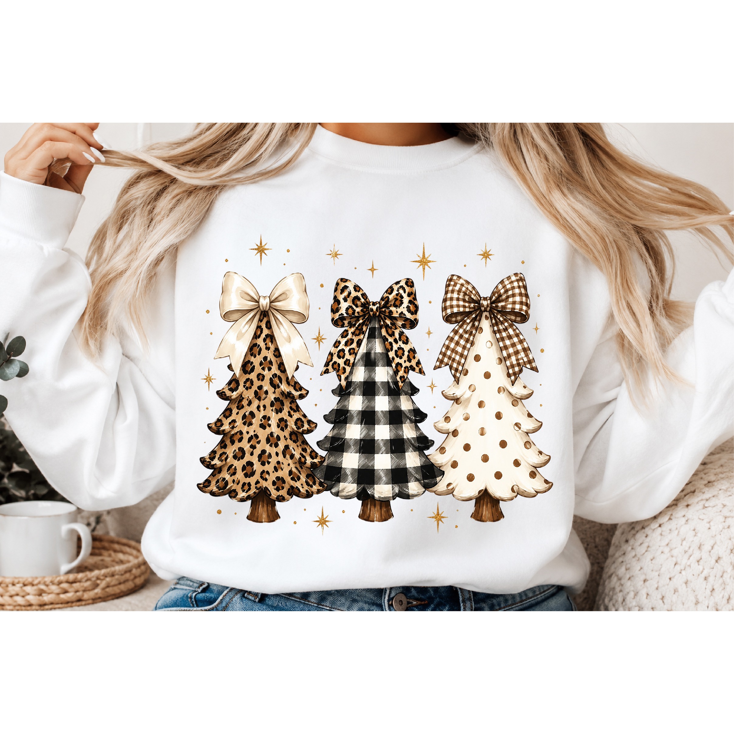 Leopard Christmas Tree PNG 2