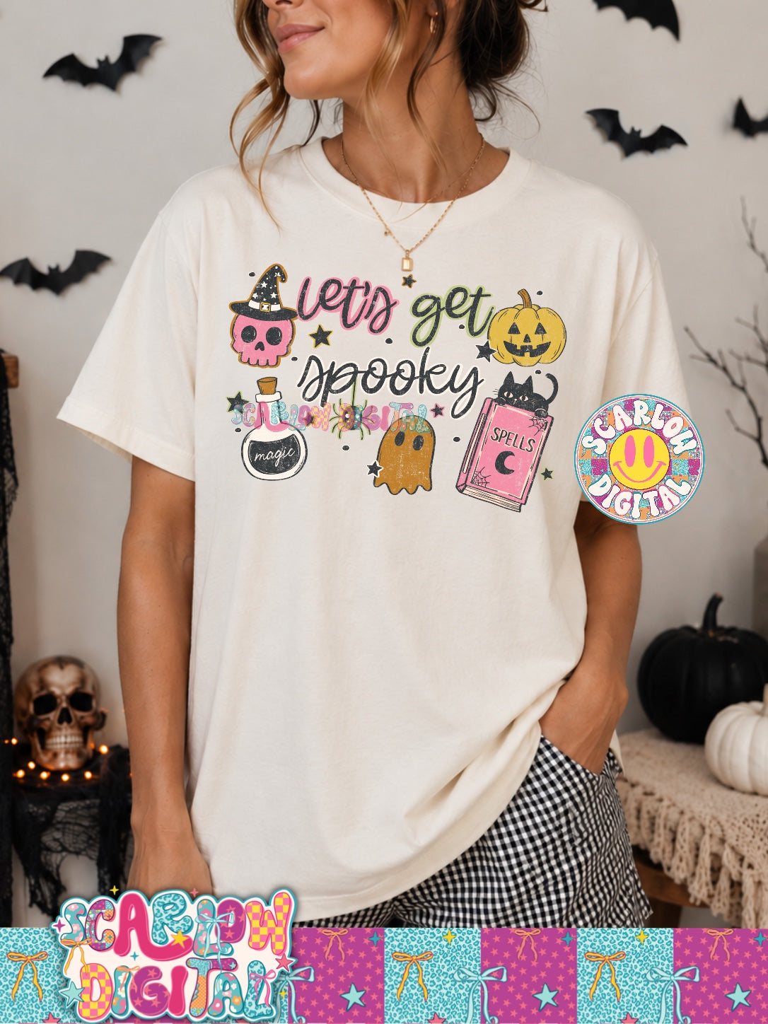 Let's Get Spooky PNG Digital Design 2