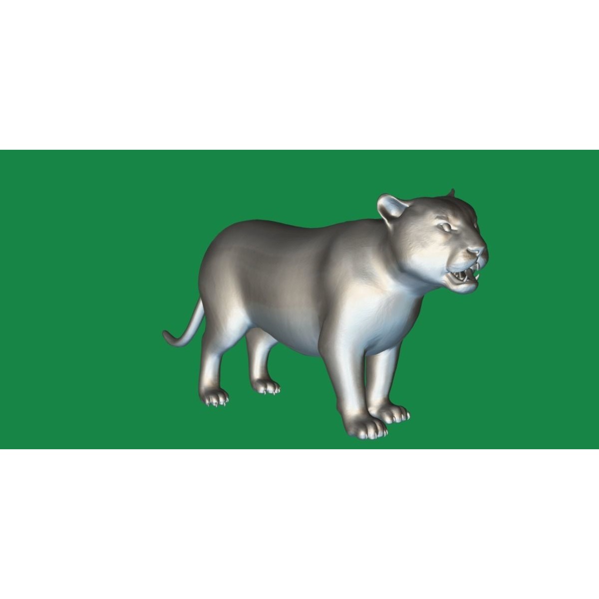 Liger Hybrid Feline 3D model 5