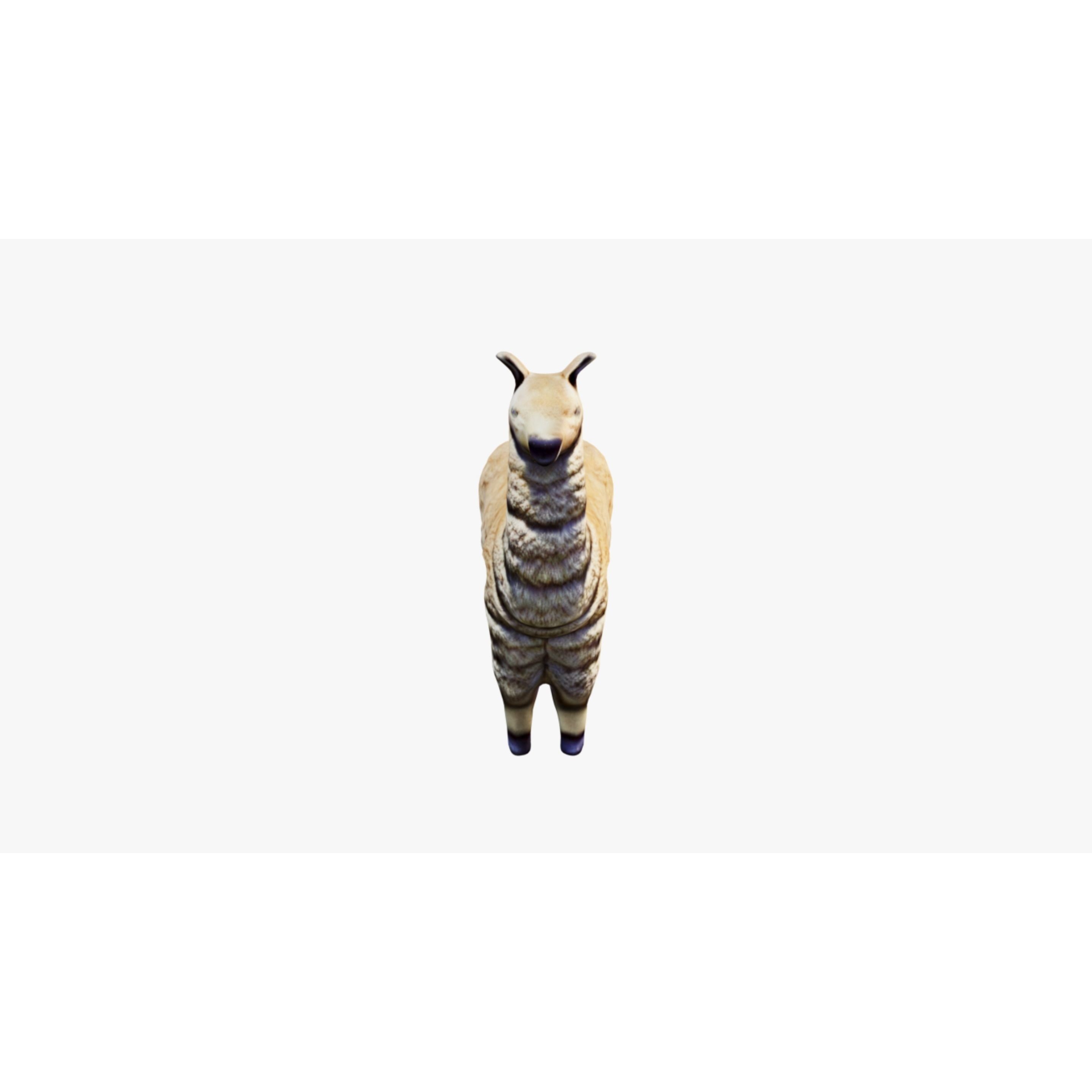 Llama Free 3D model 3