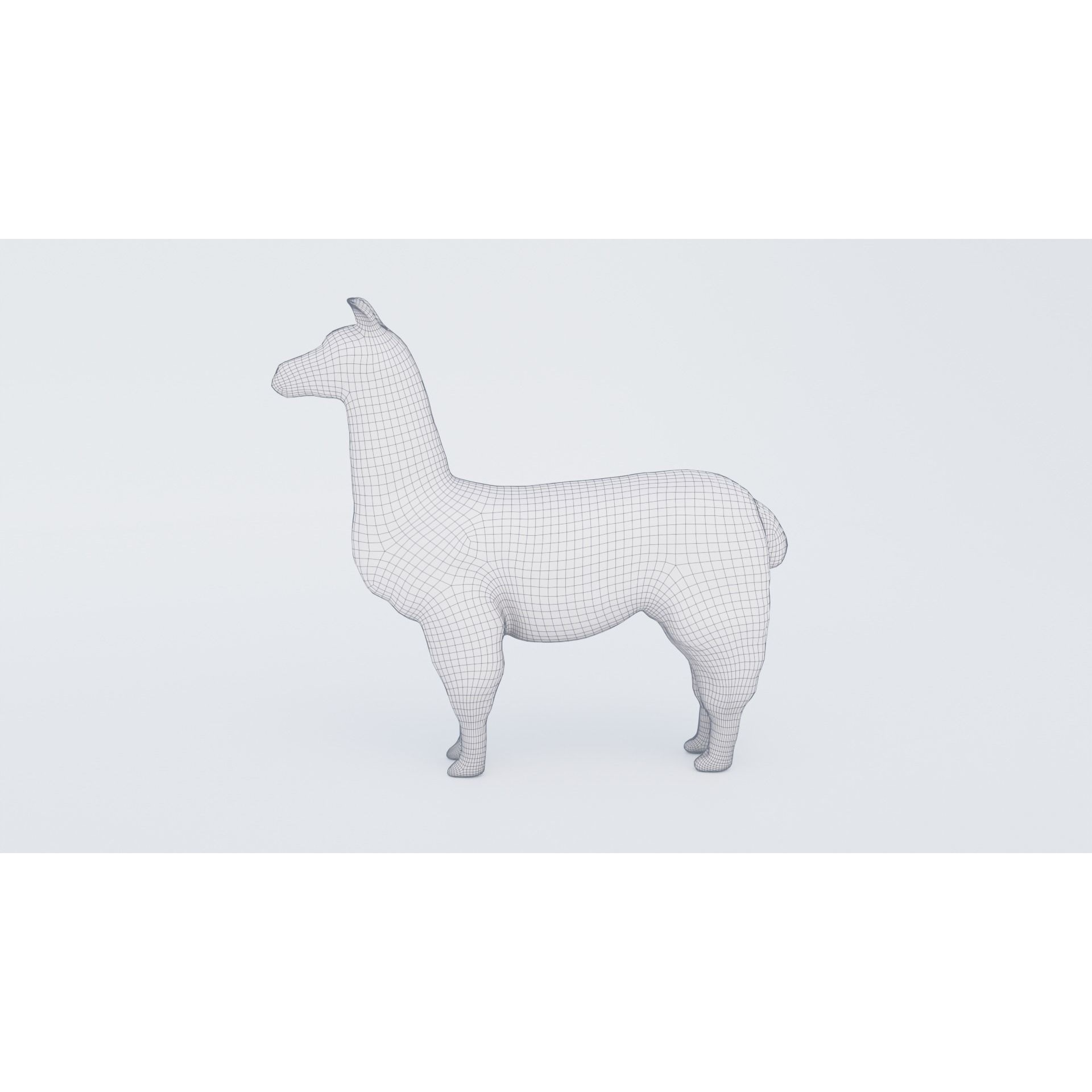Llama Free 3D model 7