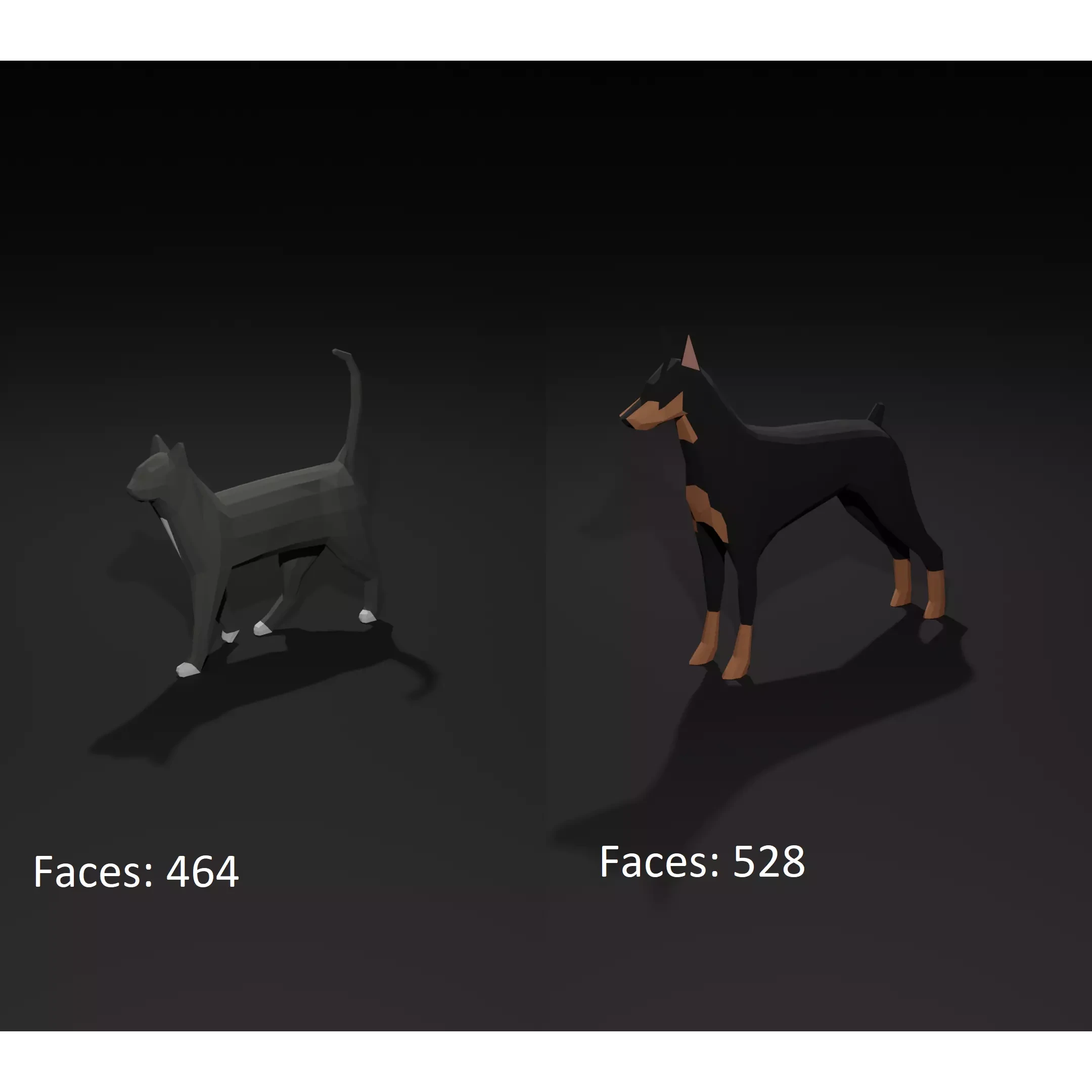 LowPoly Animals Pack Low-poly 3D model 10