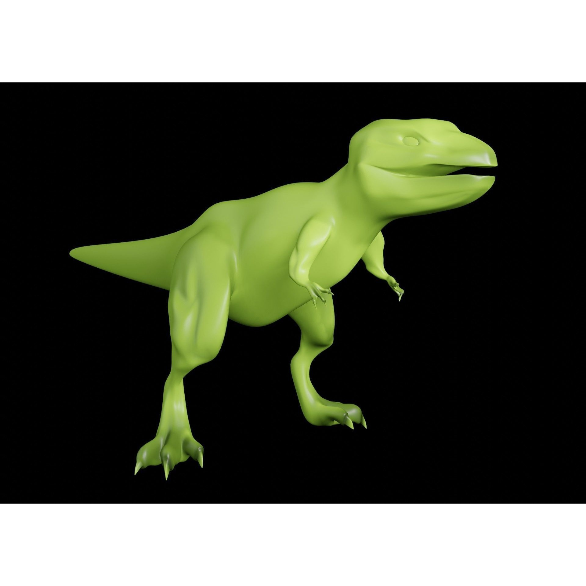 Lowpoly Tyrannosaurus Rex Free low-poly 3D model 5