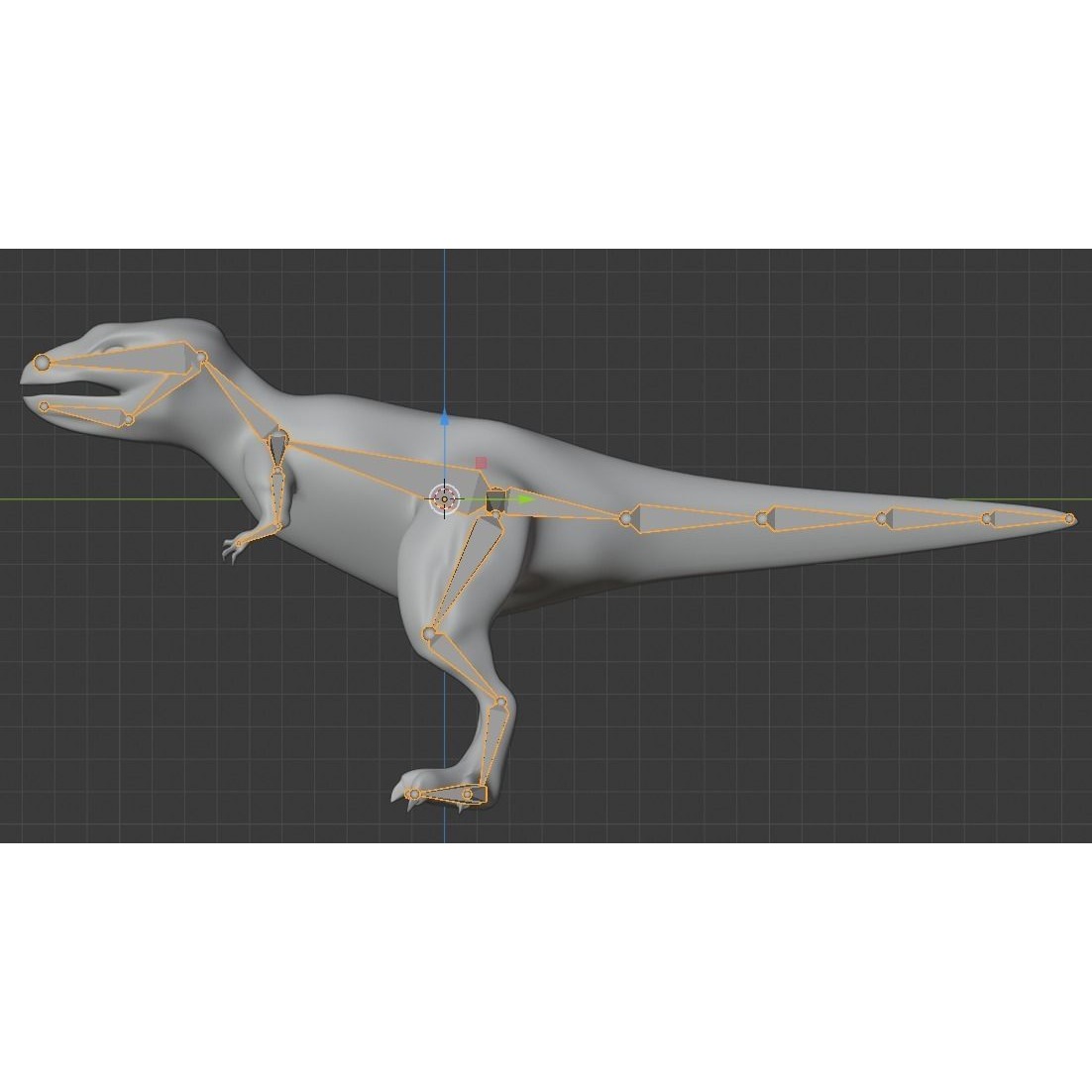 Lowpoly Tyrannosaurus Rex Free low-poly 3D model 9