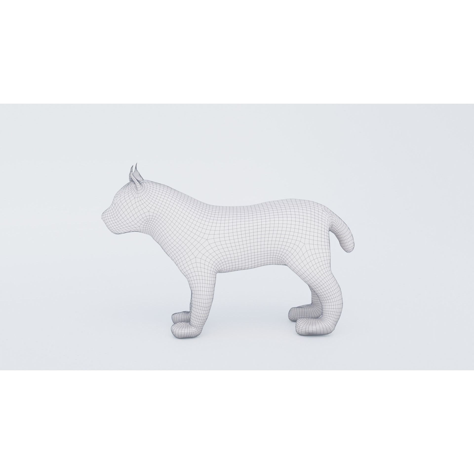 Lynx Animal Free 3D model 7