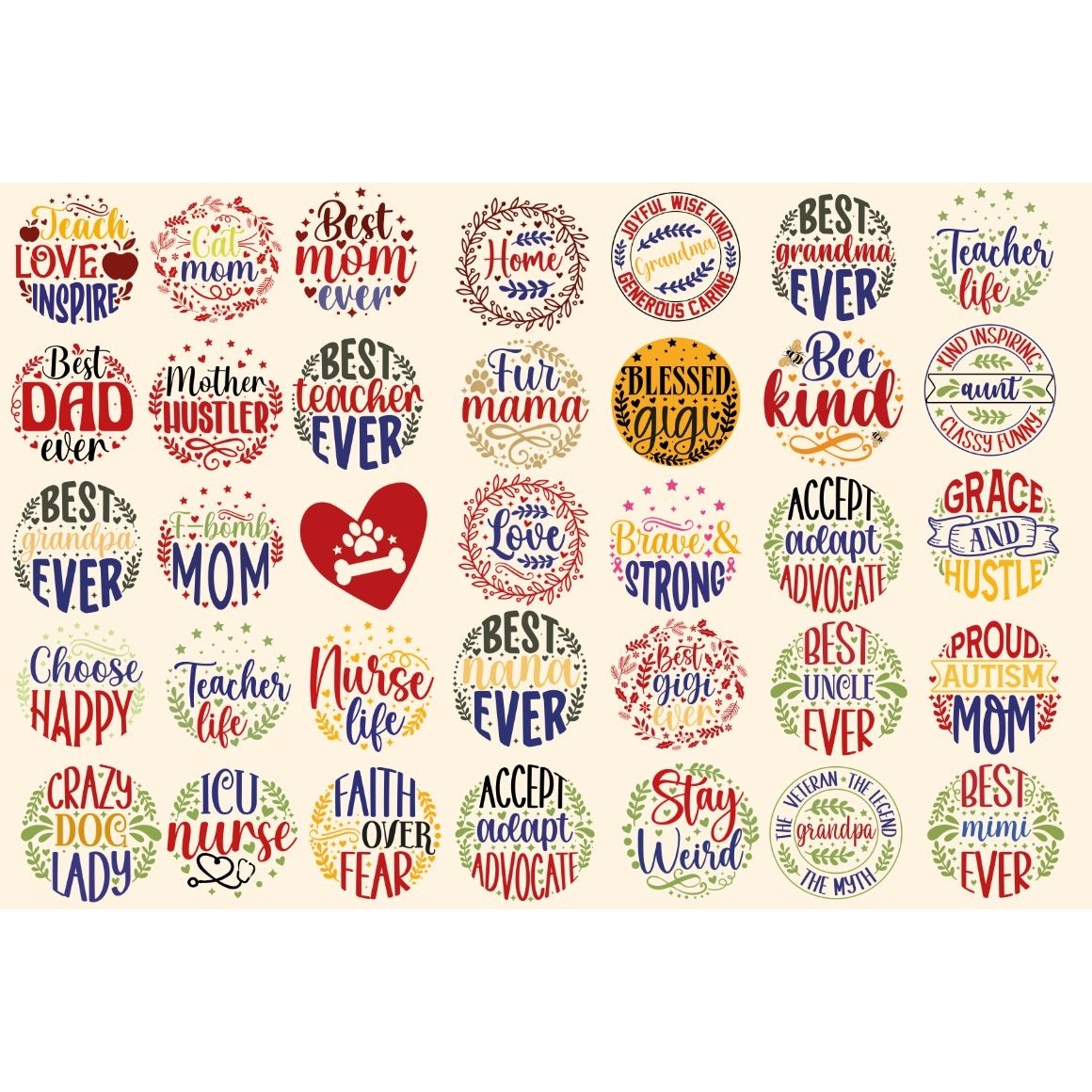 Mega Keychain SVG Bundle 3