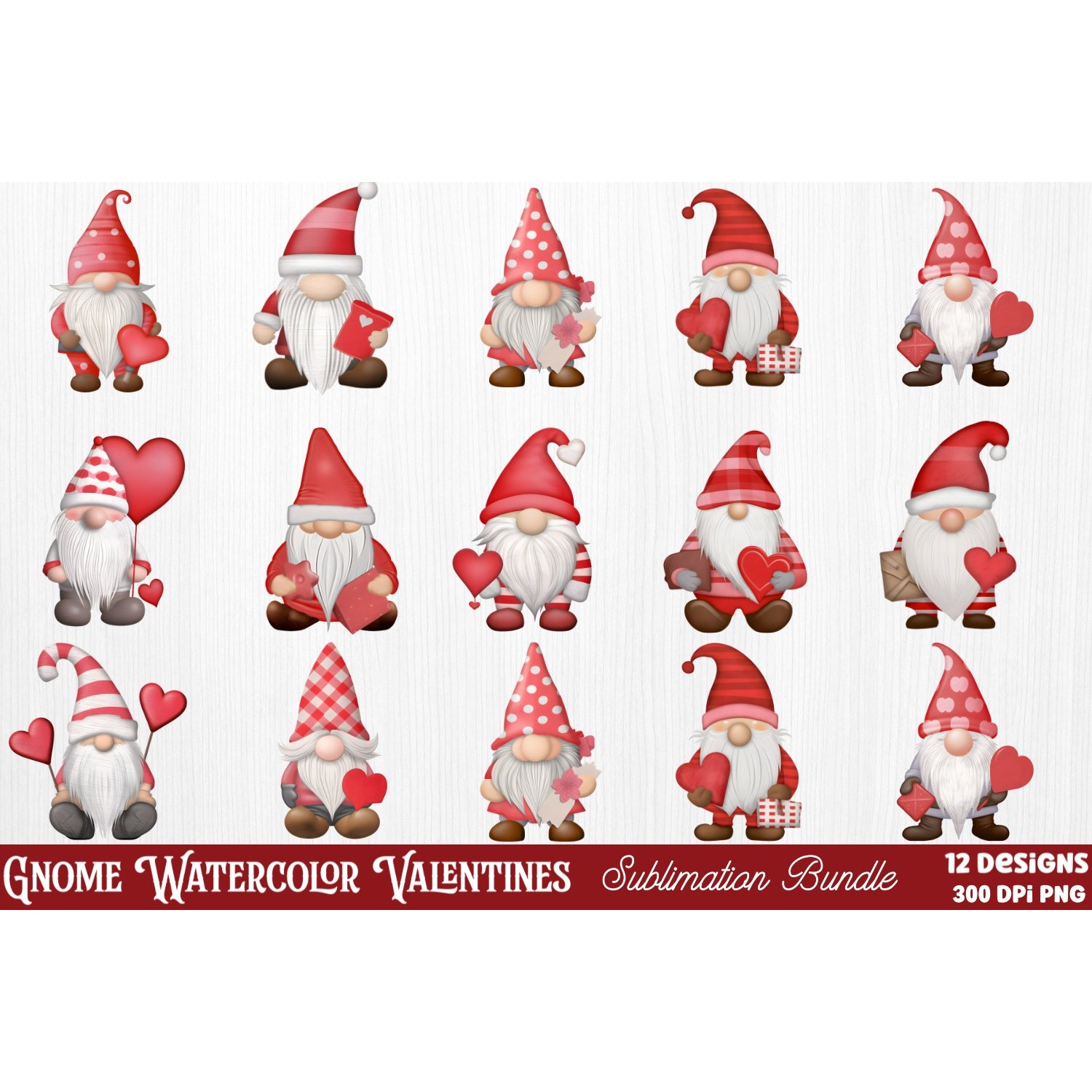Mega Valentine's Day Clipart Sublimation 2
