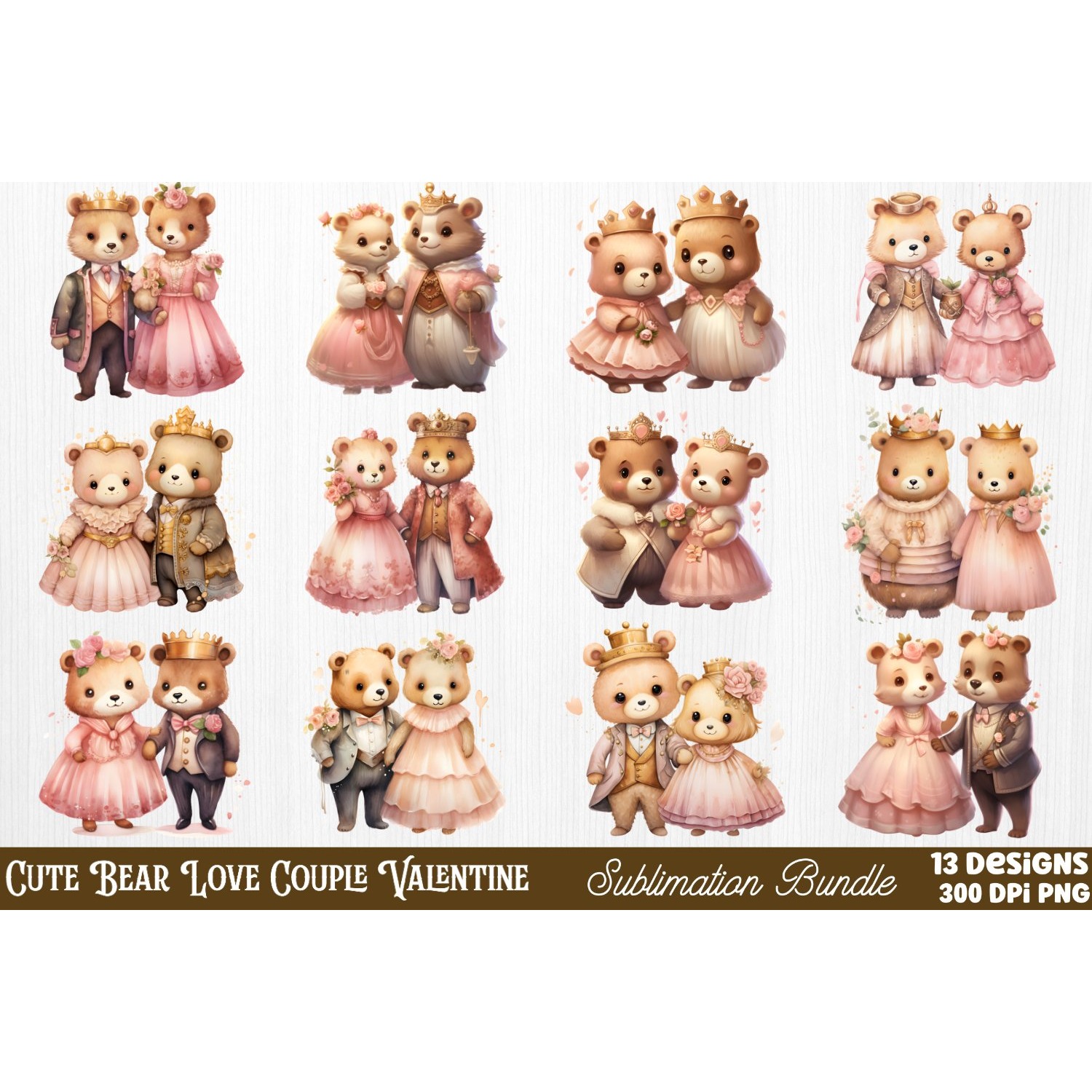Mega Valentine's Day Clipart Sublimation 15
