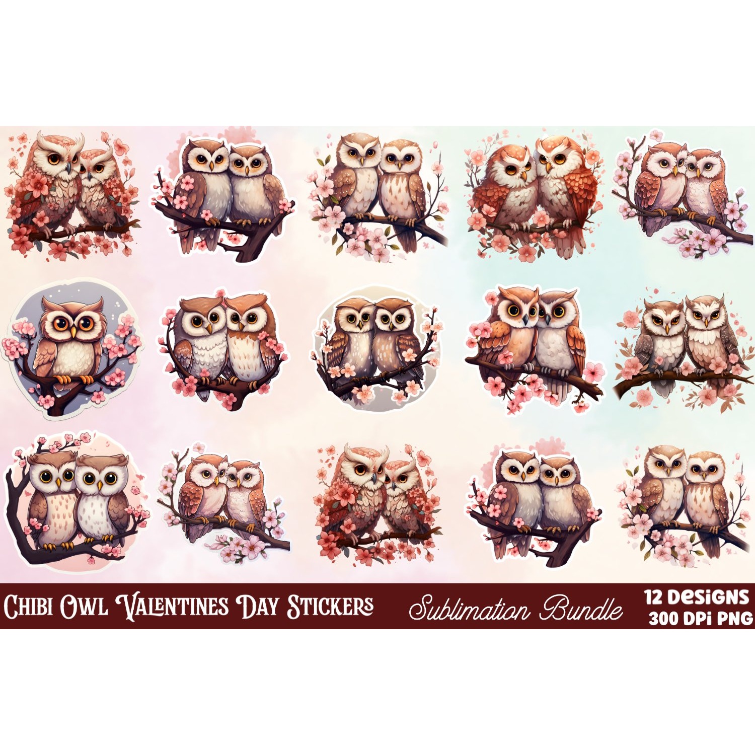 Mega Valentine's Day Clipart Sublimation 17