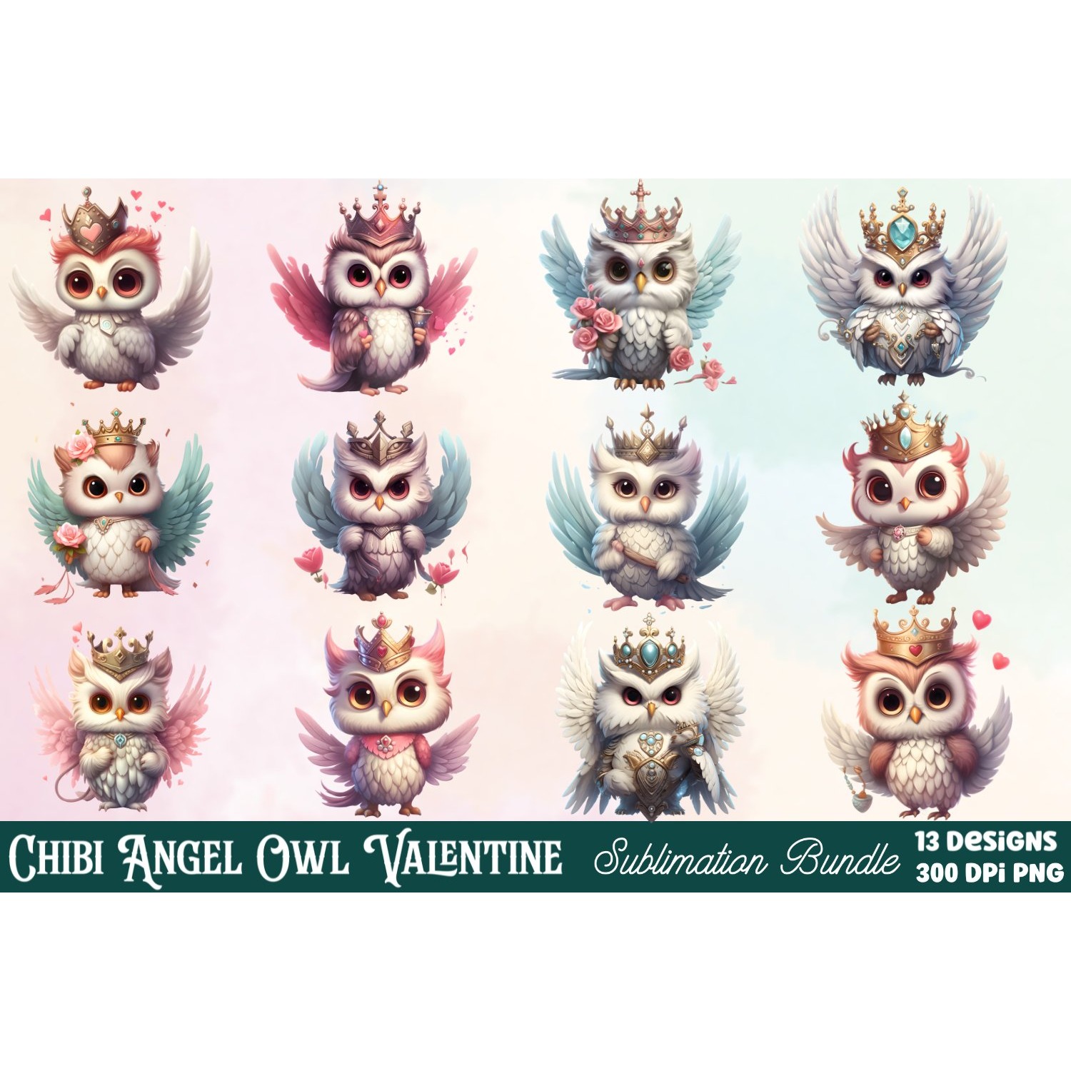 Mega Valentine's Day Clipart Sublimation 20