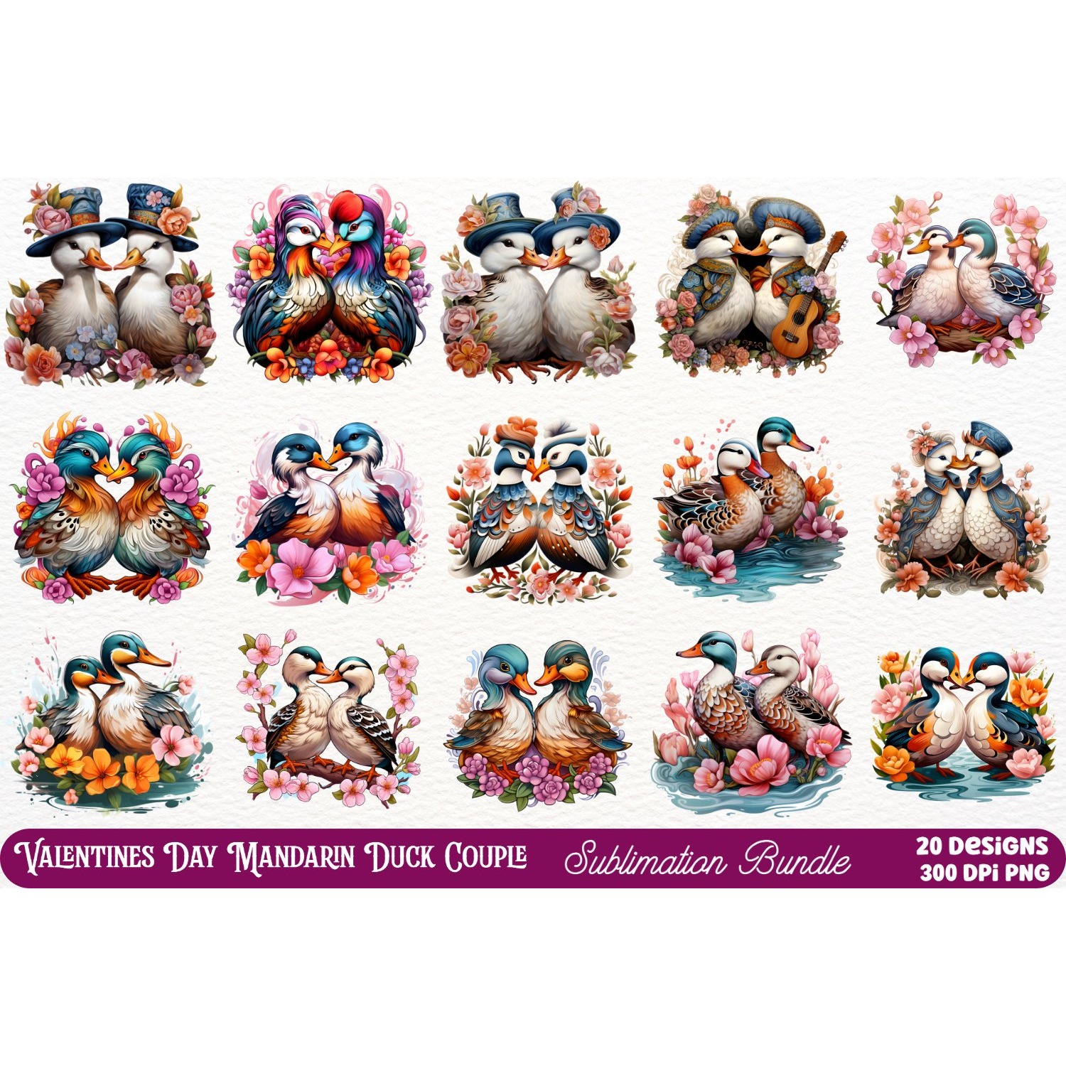 Mega Valentine's Day Clipart Sublimation (2) 2