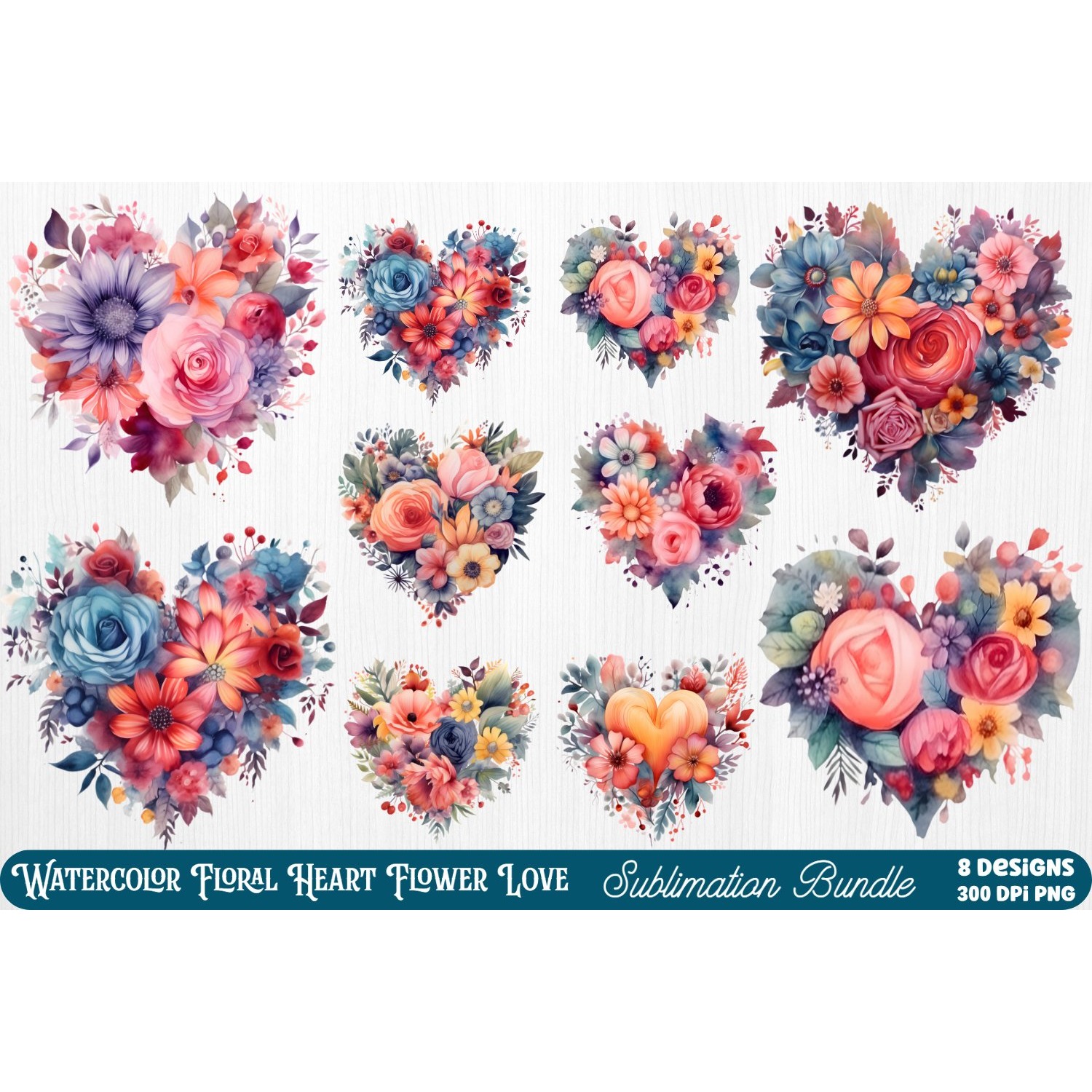 Mega Valentine's Day Clipart Sublimation (2) 20