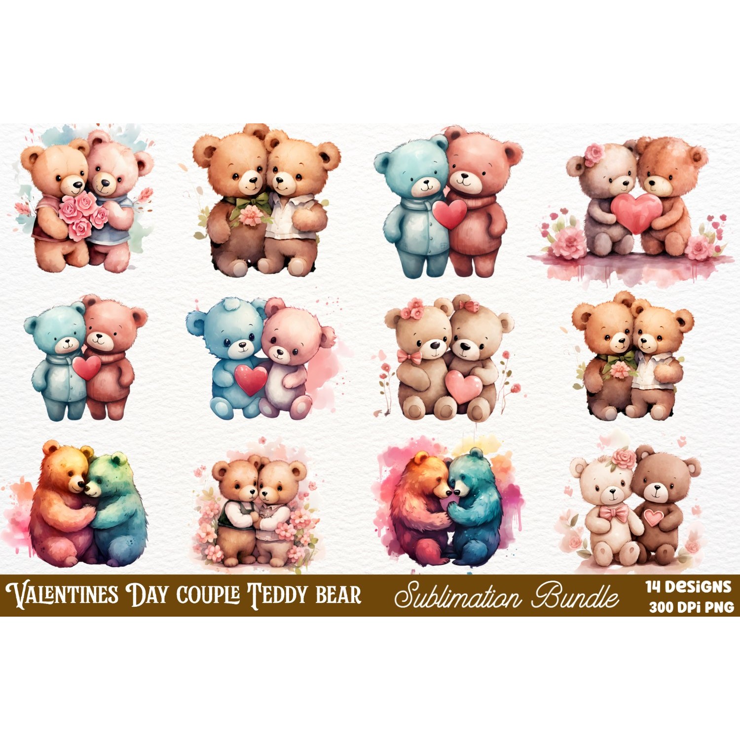 Mega Valentine's Day Clipart Sublimation (2) 3