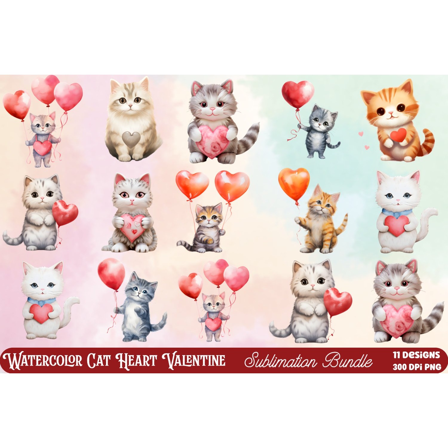 Mega Valentine's Day Clipart Sublimation (2) 21